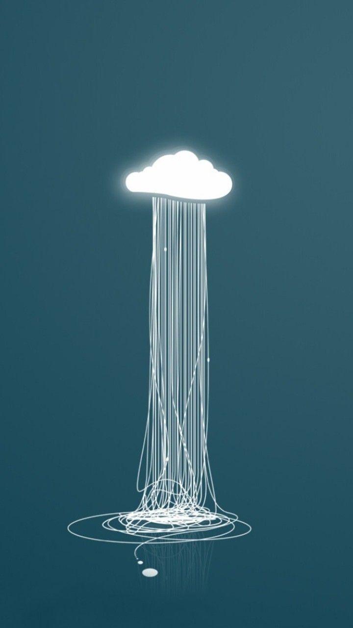 720x1280 Electric Cloud 4K Mobile Minimalist .