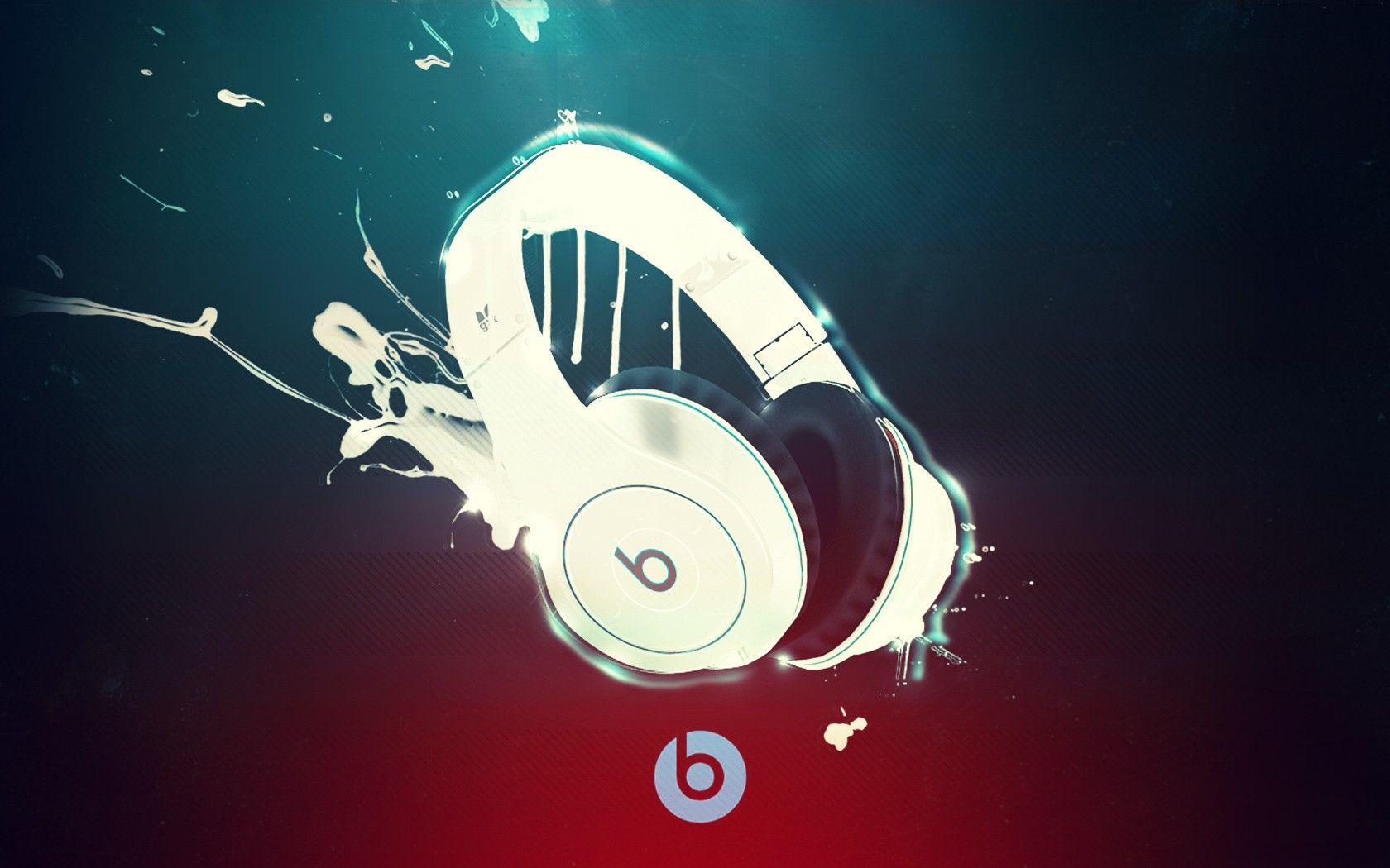1680x1050 Neon Headset Wallpaper .