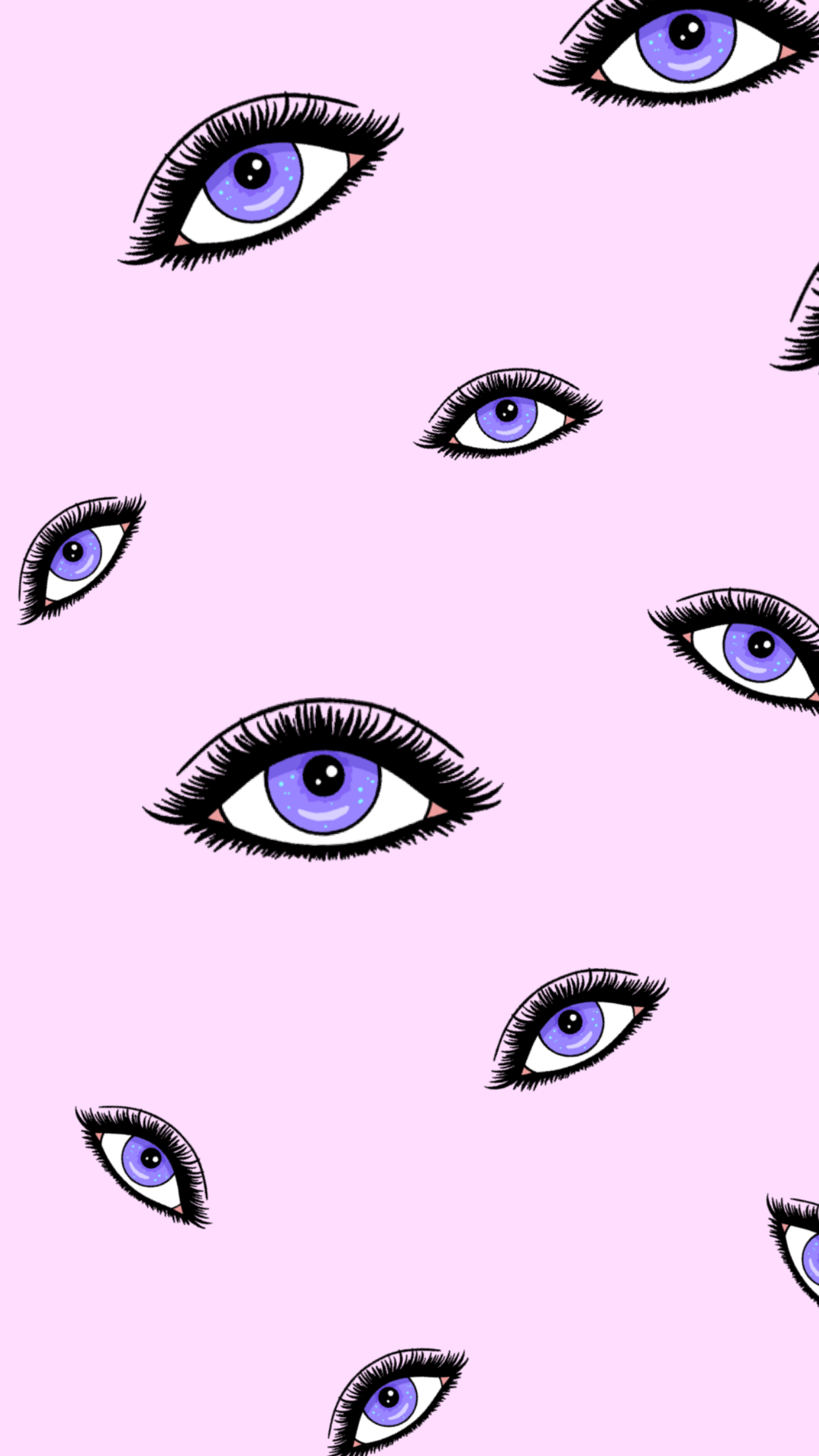 1242x2208 iPhone Pink Evil Eye