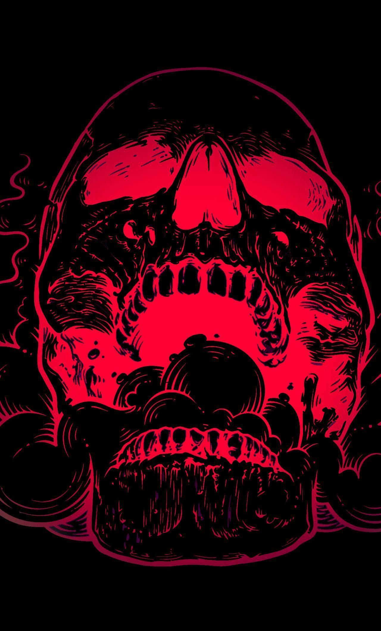 1280x2120 Skull iPhone Wallpaper
