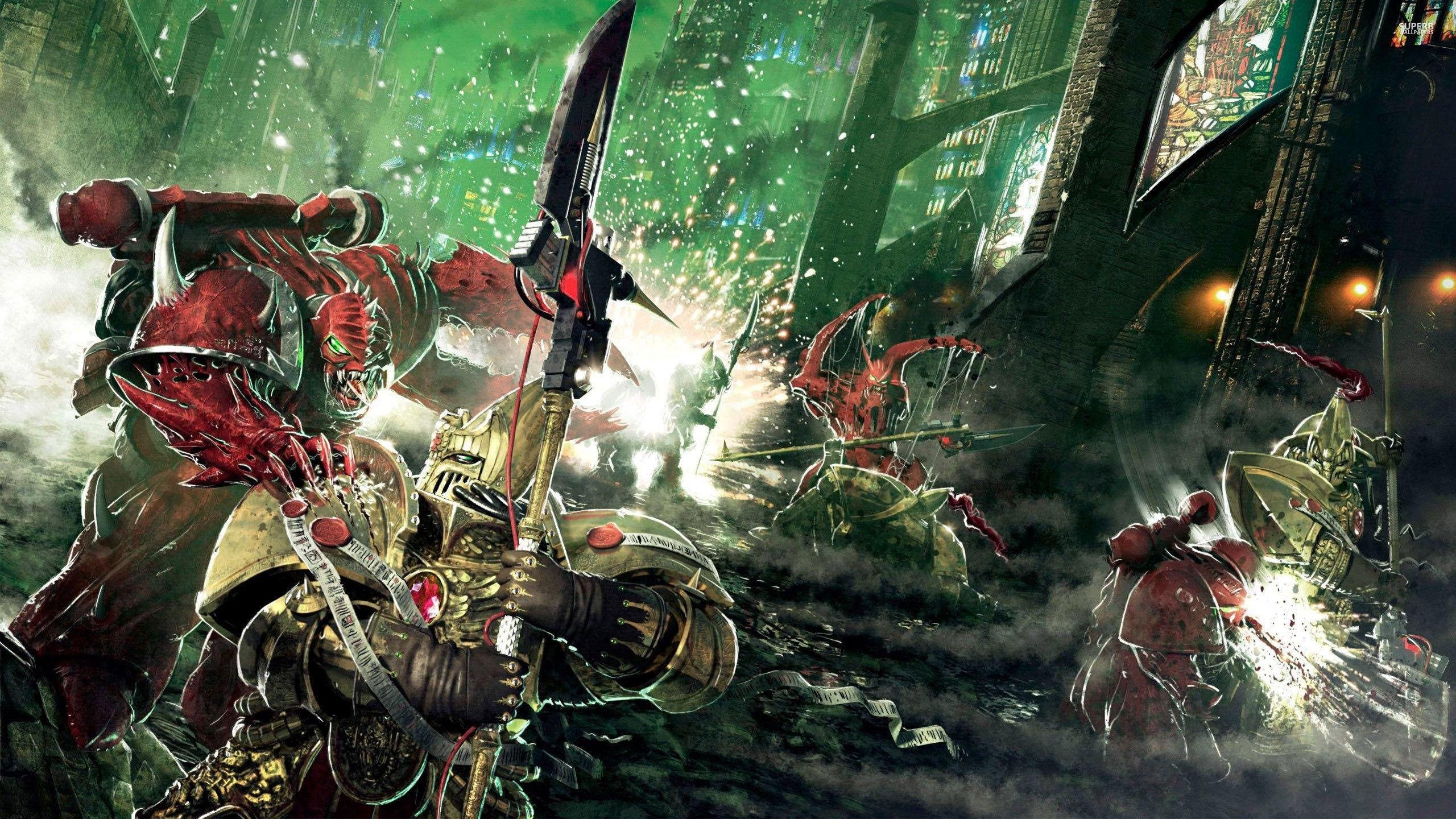 2560x1440 Warhammer 40K Imperial Guardwallpaper