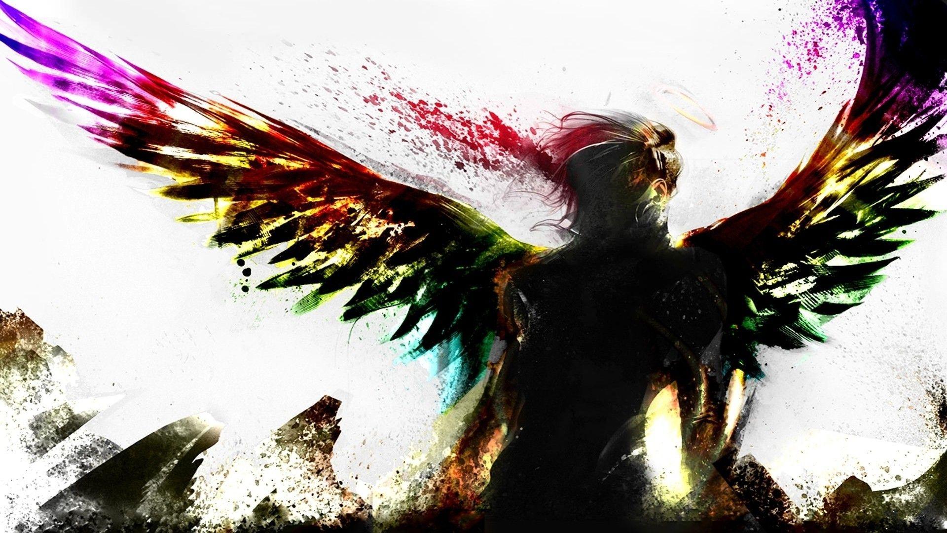Colorful Wings Wallpapers - Top Free Colorful Wings Backgrounds ...
