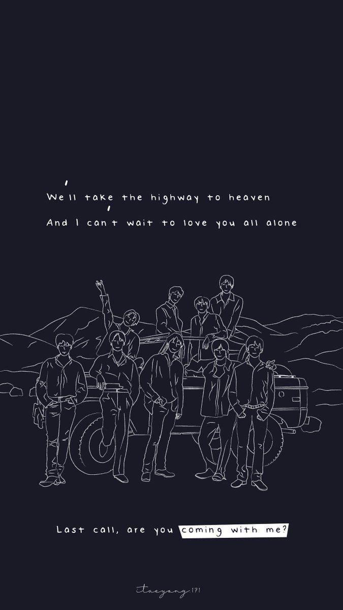 675x1200 YUTAE ¹²⁷ Wallpaper Highway's To Heaven Lyric
