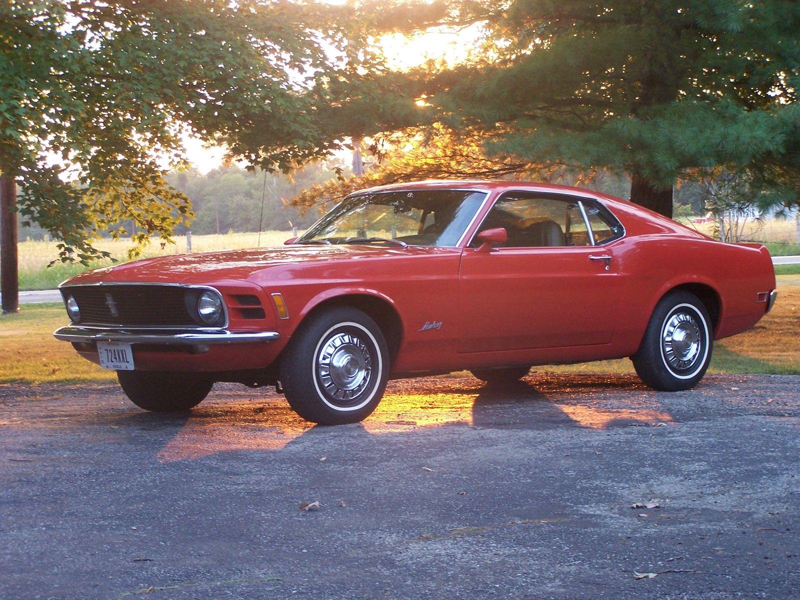 1600x1200 Red Ford Mustang 1970 .