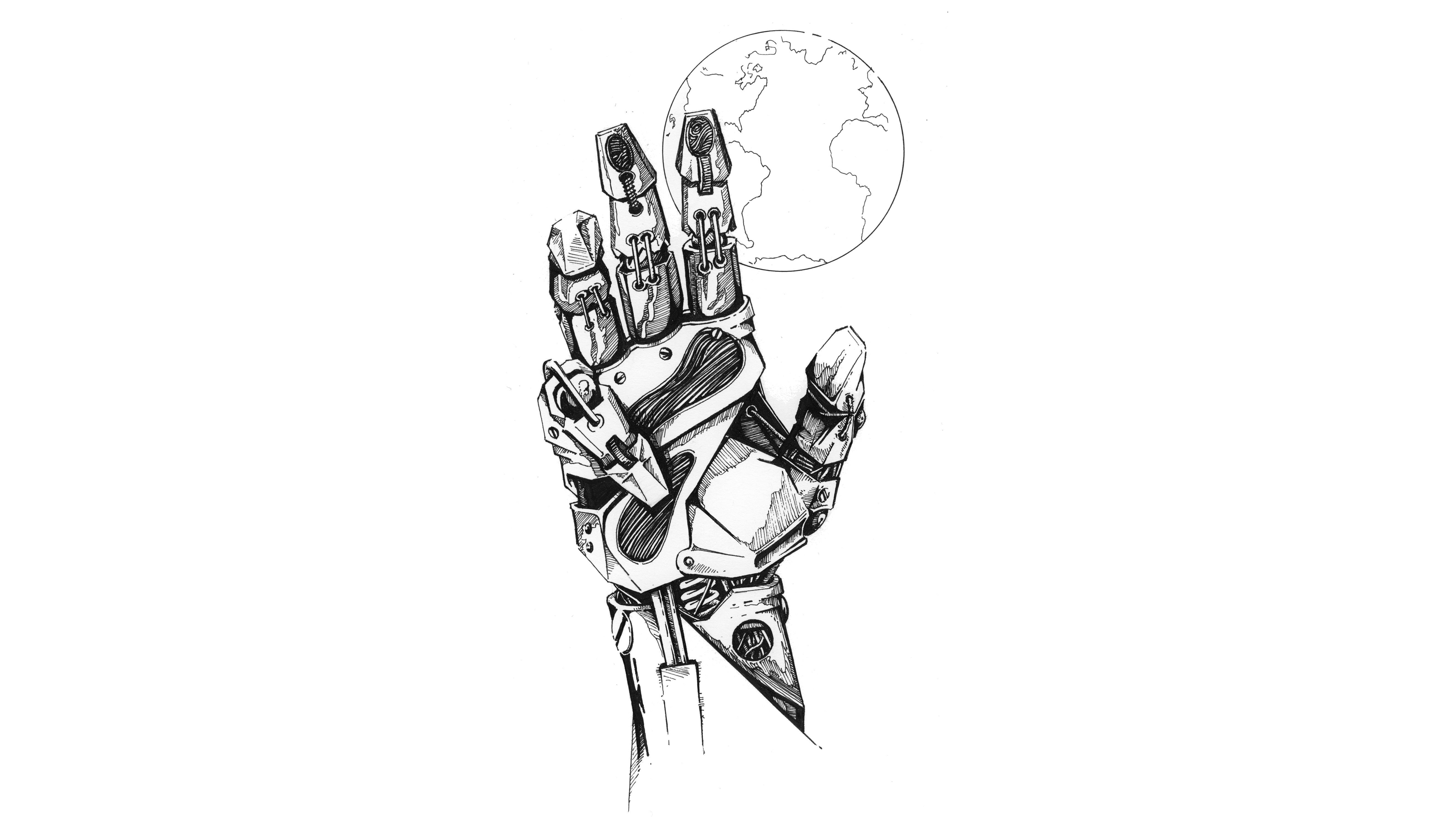 5300x2981 4K Ultra HD Robot Wallpaper and Background Image