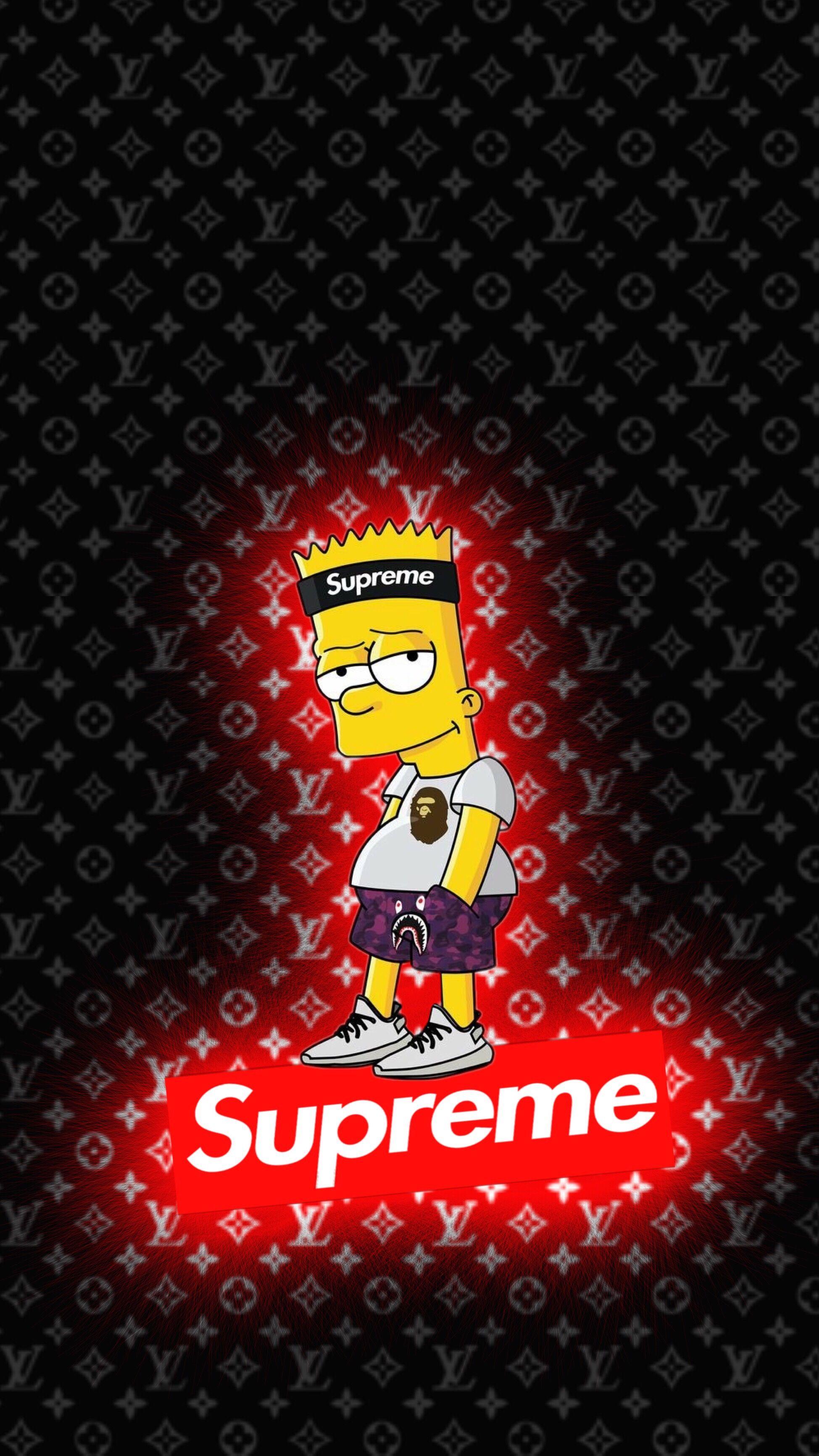 Supreme Simpson Yeezy Wallpapers on WallpaperDog
