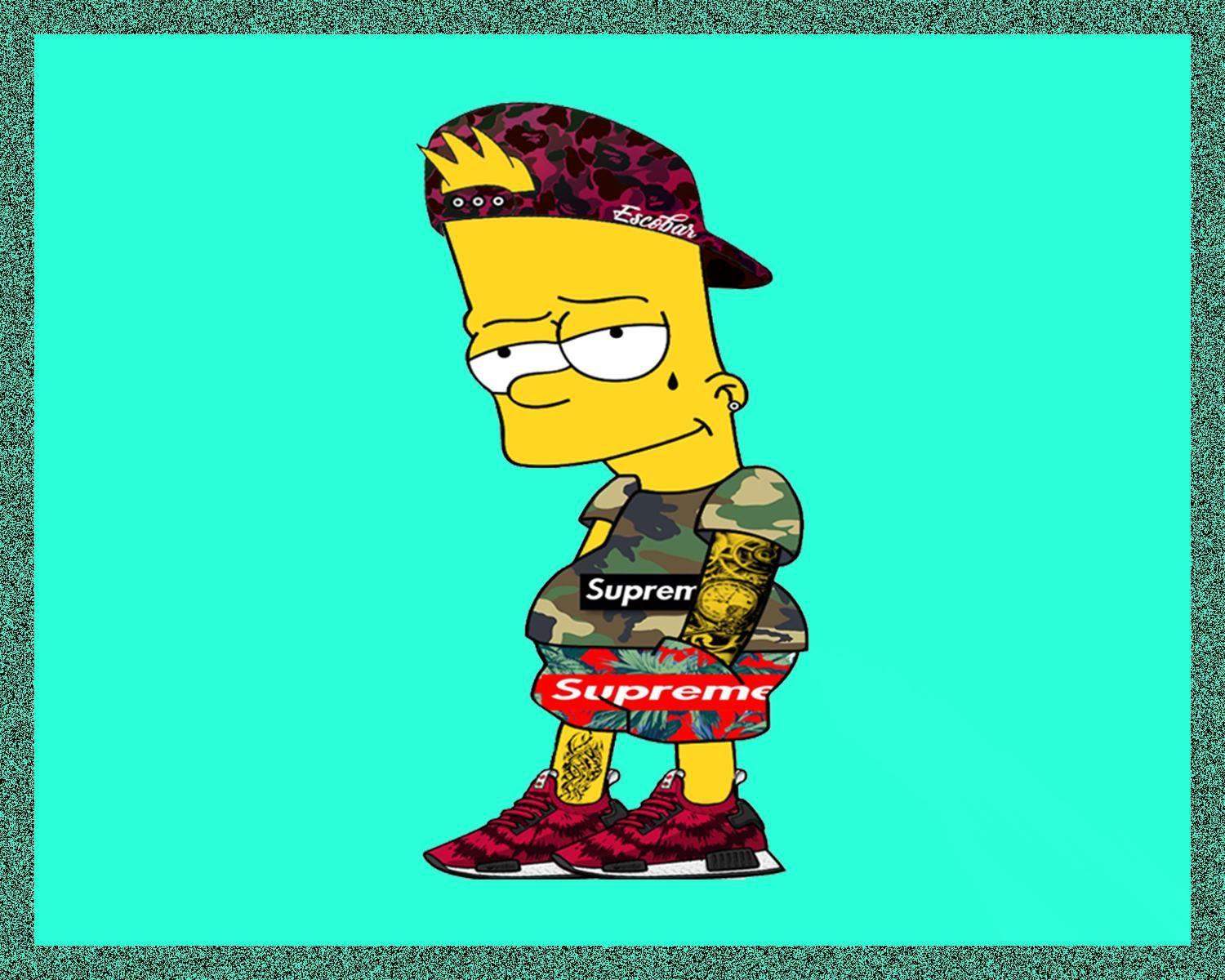 1500x1200 Bart Simpson Supreme 1080 X 1080 Trang