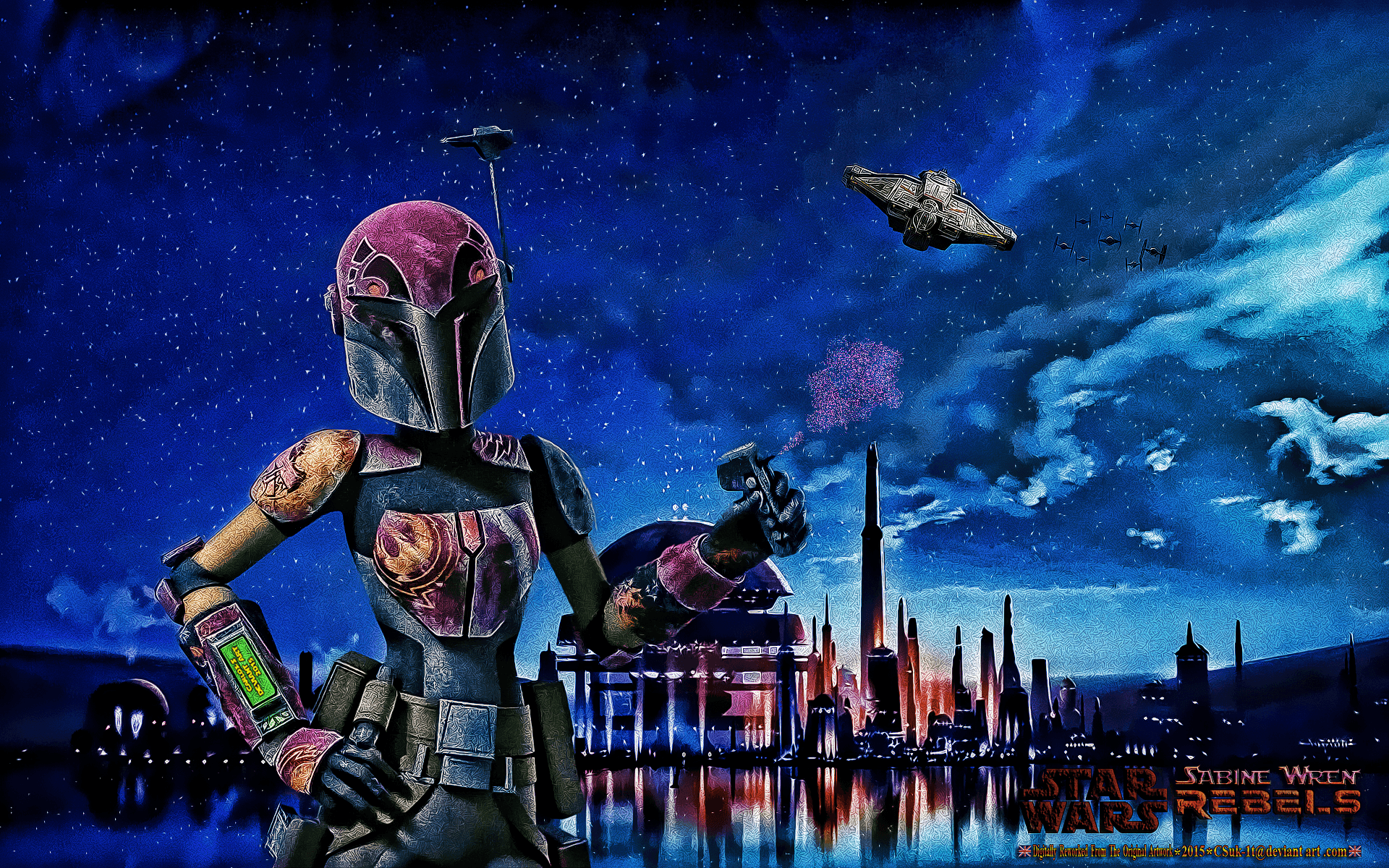 1920x1200 STAR WARS REBELS: SABINE WREN By CSuk 1T