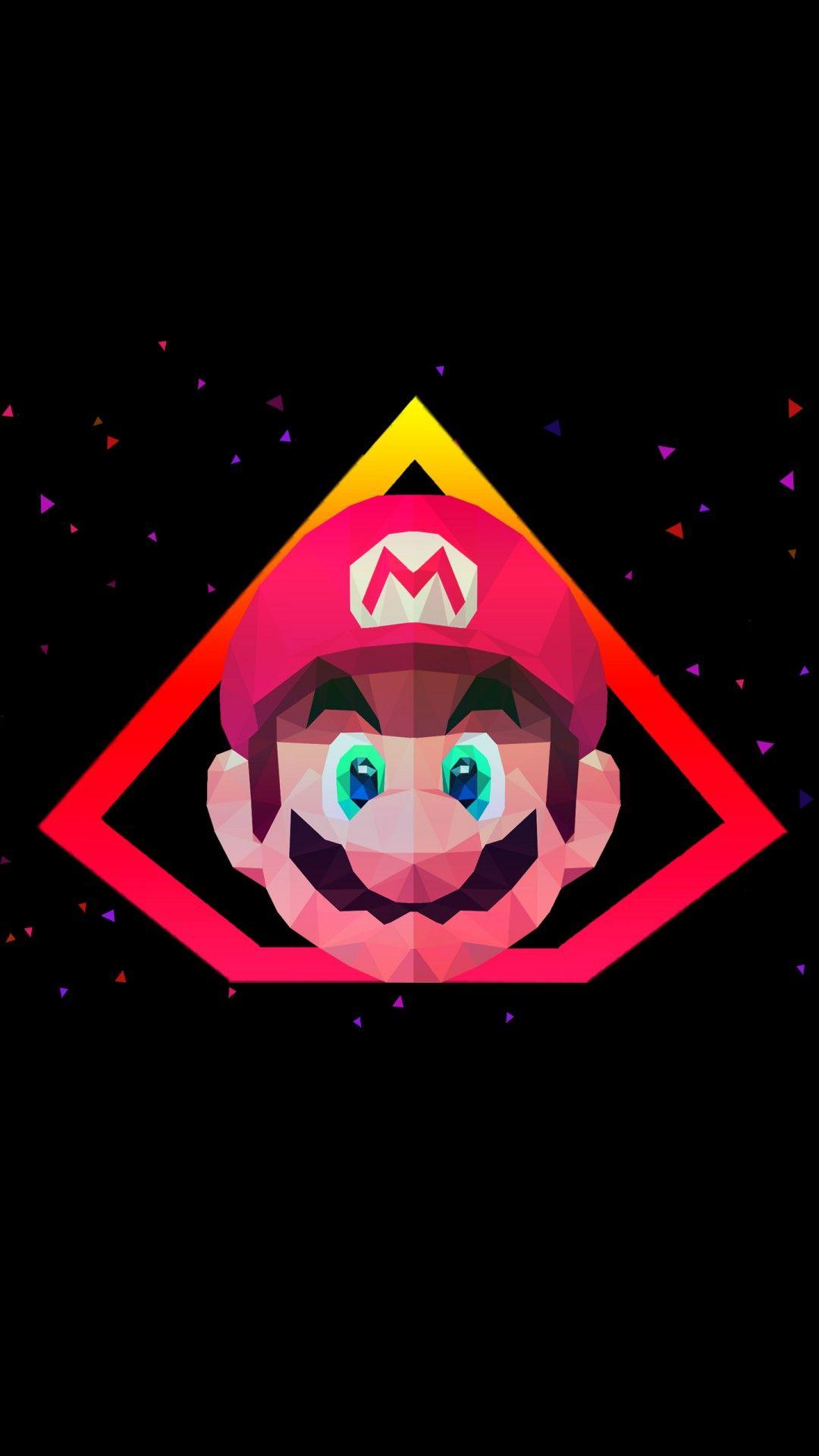 1080x1920 Super Mario Low poly Artwork Wallpaper .hdwallpaper.in