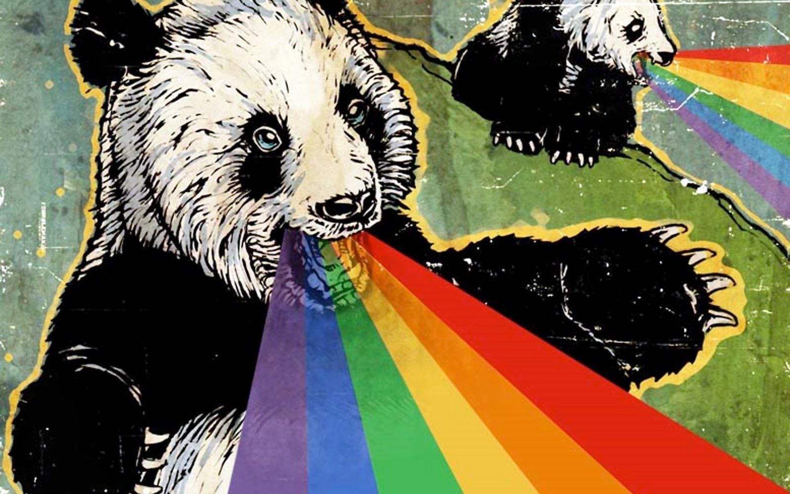 Trippy Panda Wallpapers - Top Free Trippy Panda Backgrounds ...