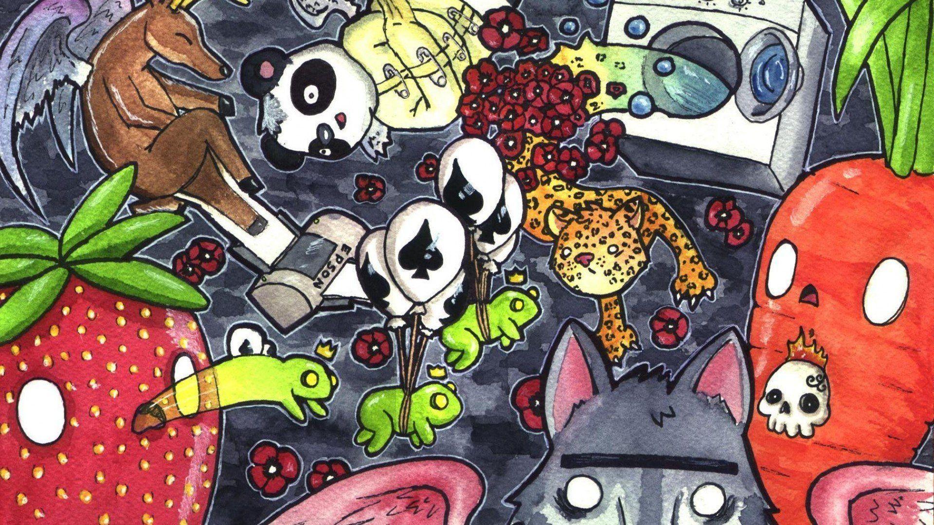1920x1080 Trippy Panda