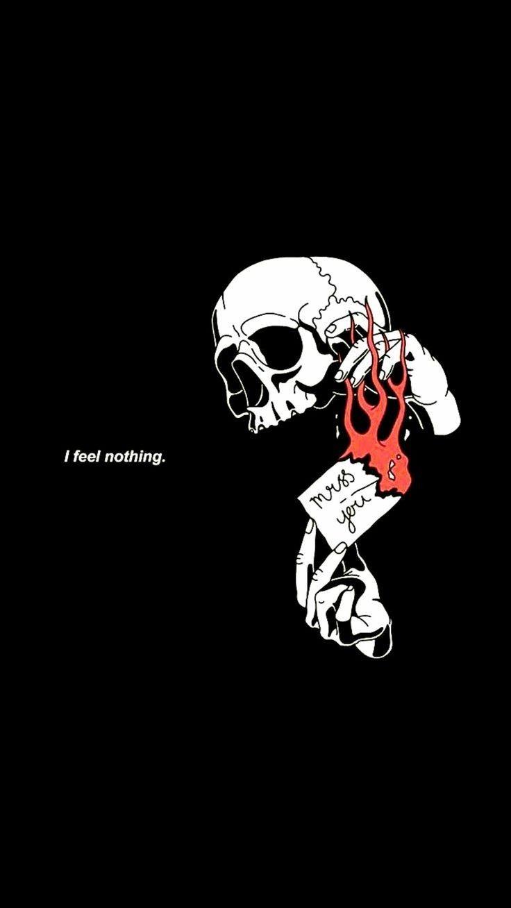 736x1308 Skull wallpaper .com