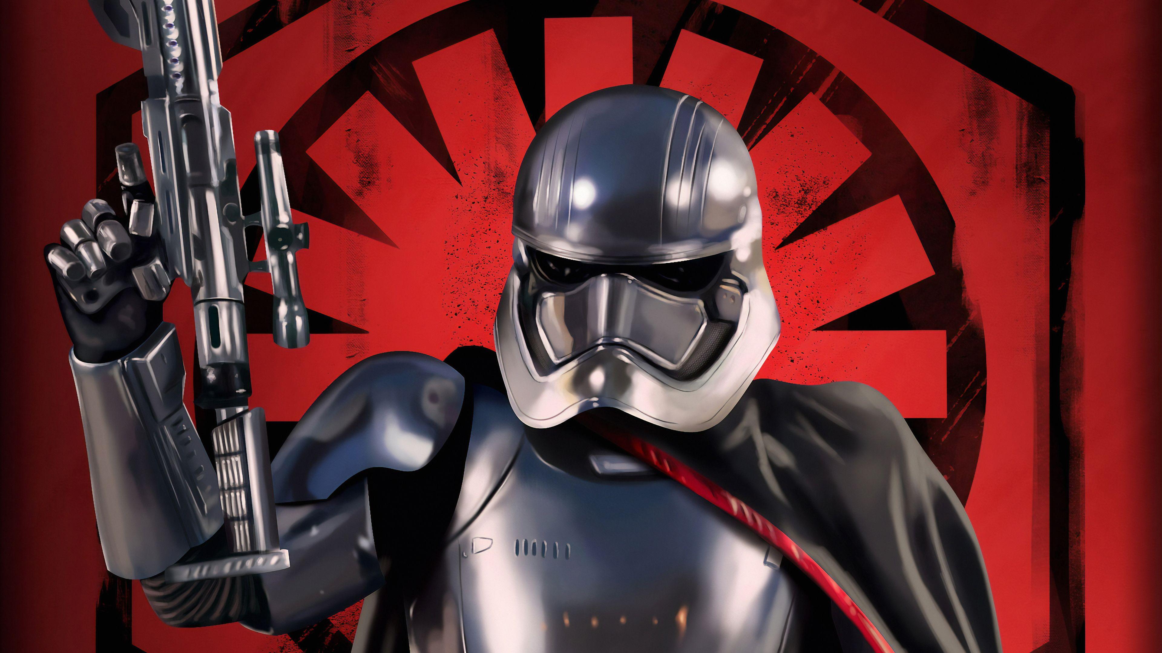3840x2160 Wallpaper 4k Captain Phasma Art 4k .