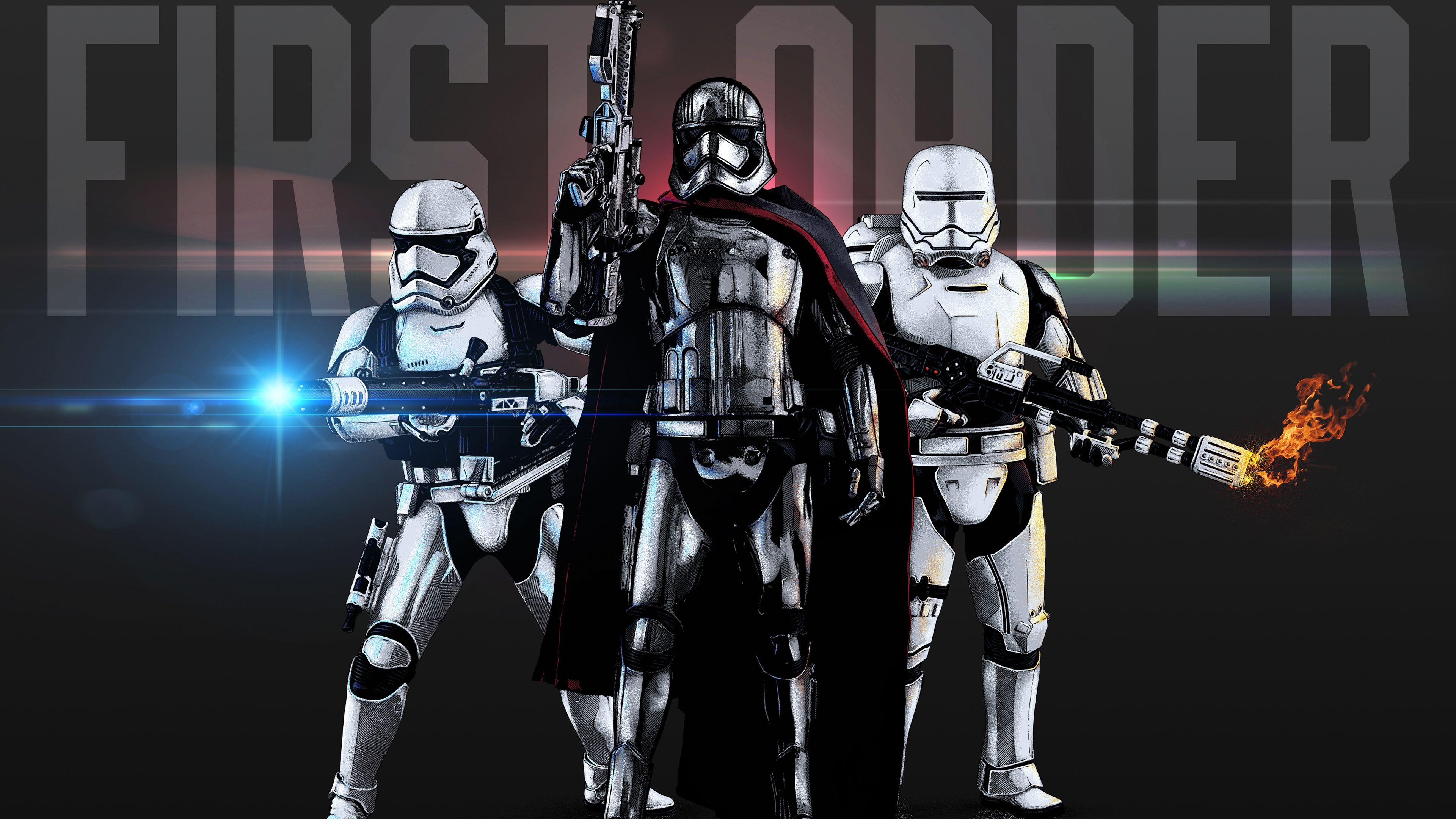 3840x2160 Star Wars Wallpaper Captain Phasma .