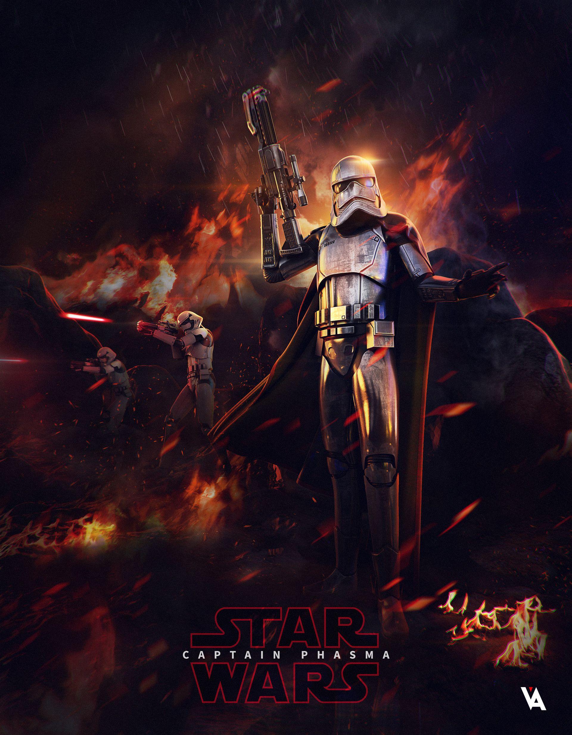 1920x2468 Art Star Wars Captain Phasma .