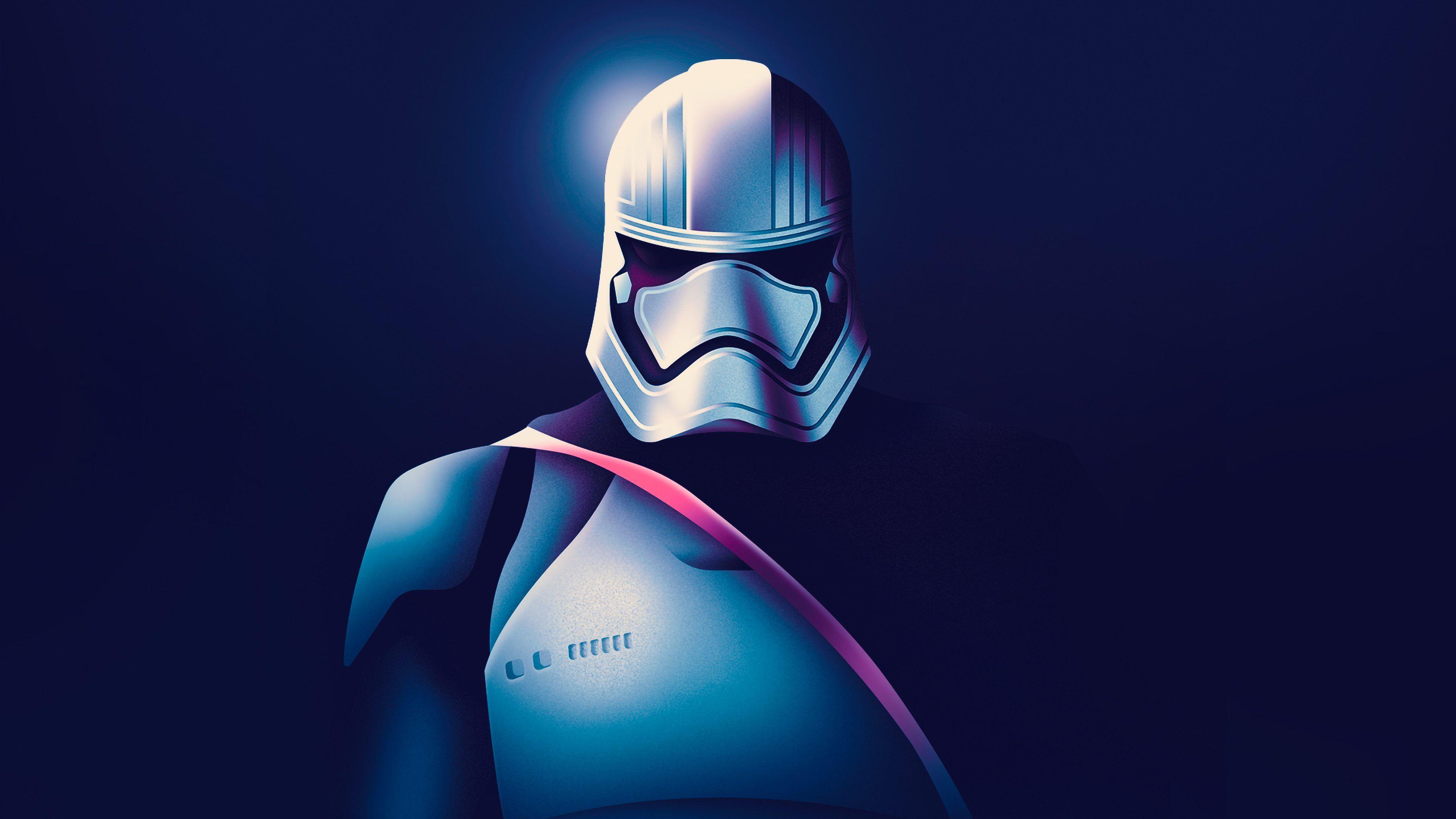 3840x2160 Star Wars Captain Phasma Artwork 4K .bestwallpaper.in