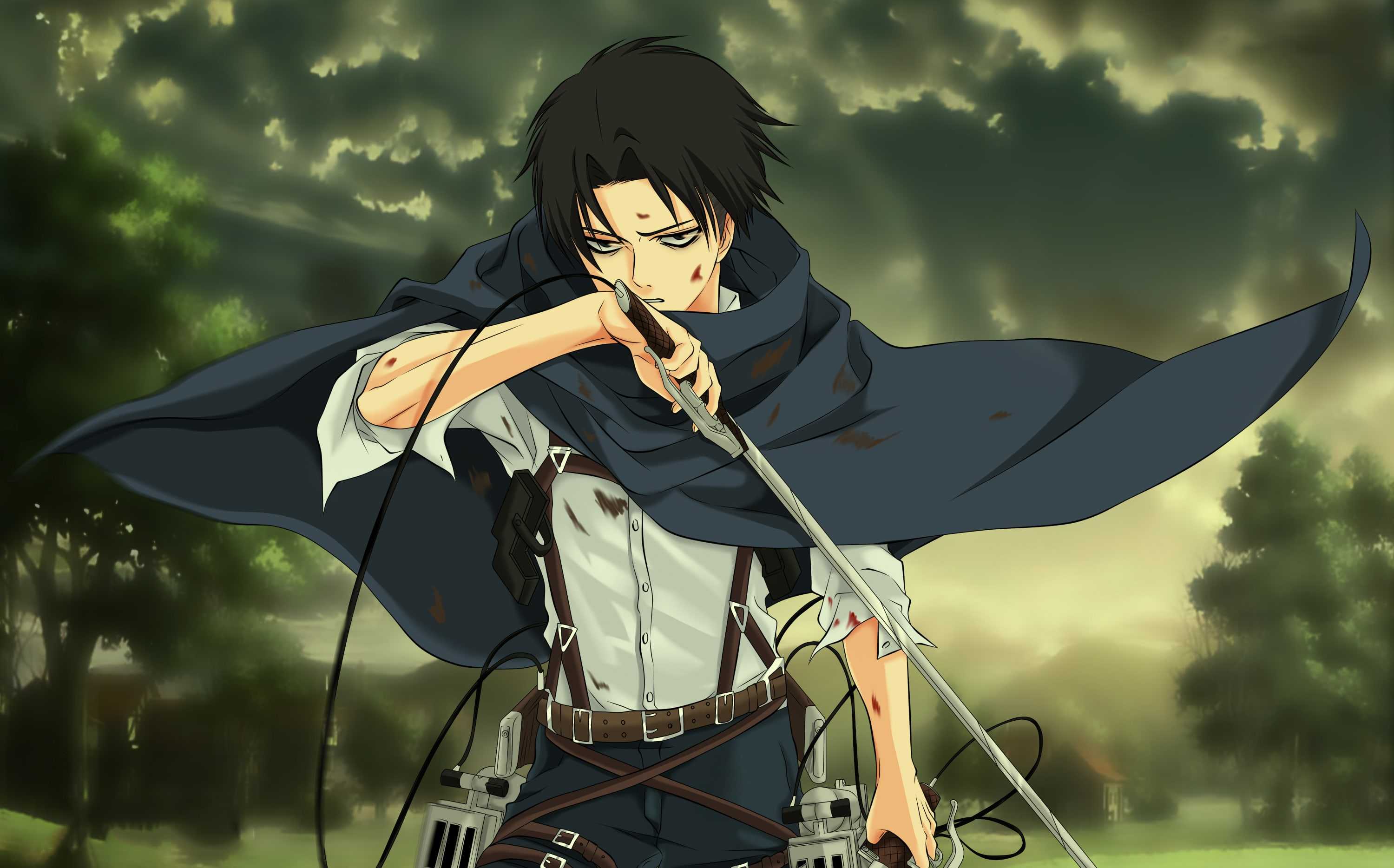 3000x1868 Levi Ackerman Desktop Wallpaper Free HD Wallpaper