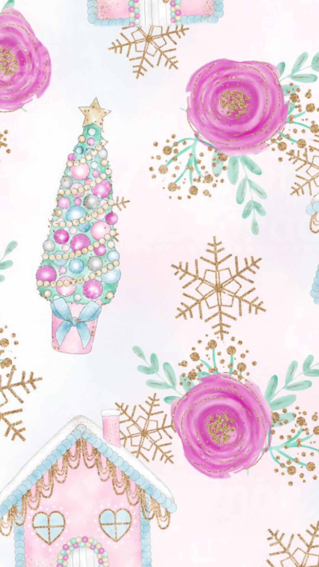 1080x1920 Free Christmas Wallpaper for iPhone .