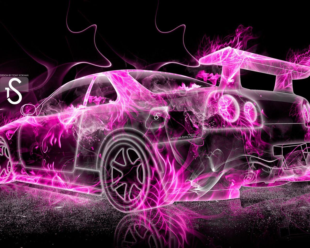 1280x1024 Free download Nissan Skyline GTR R34 .
