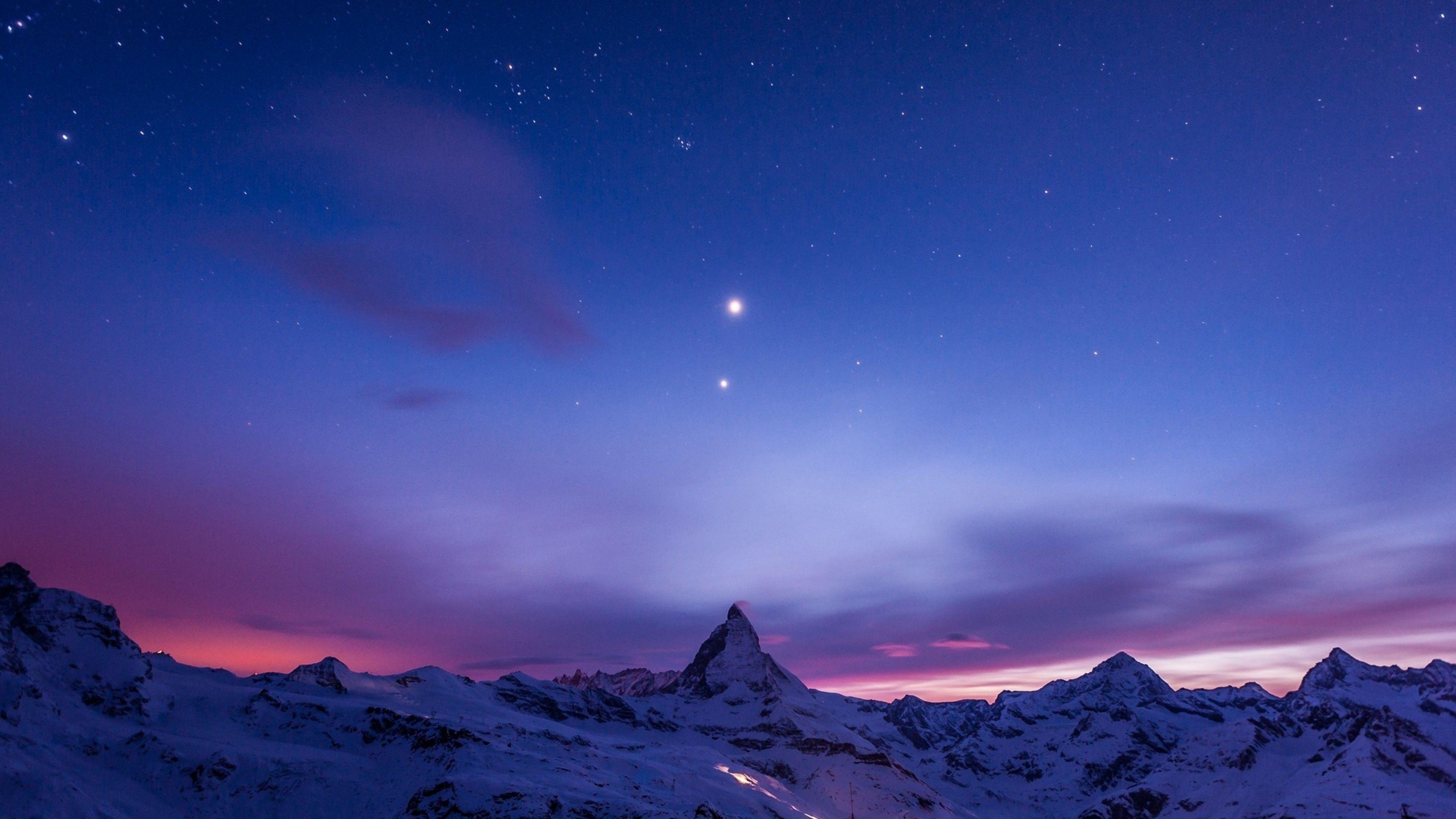 3840x2160 Star Night Sky Wallpaper HD .