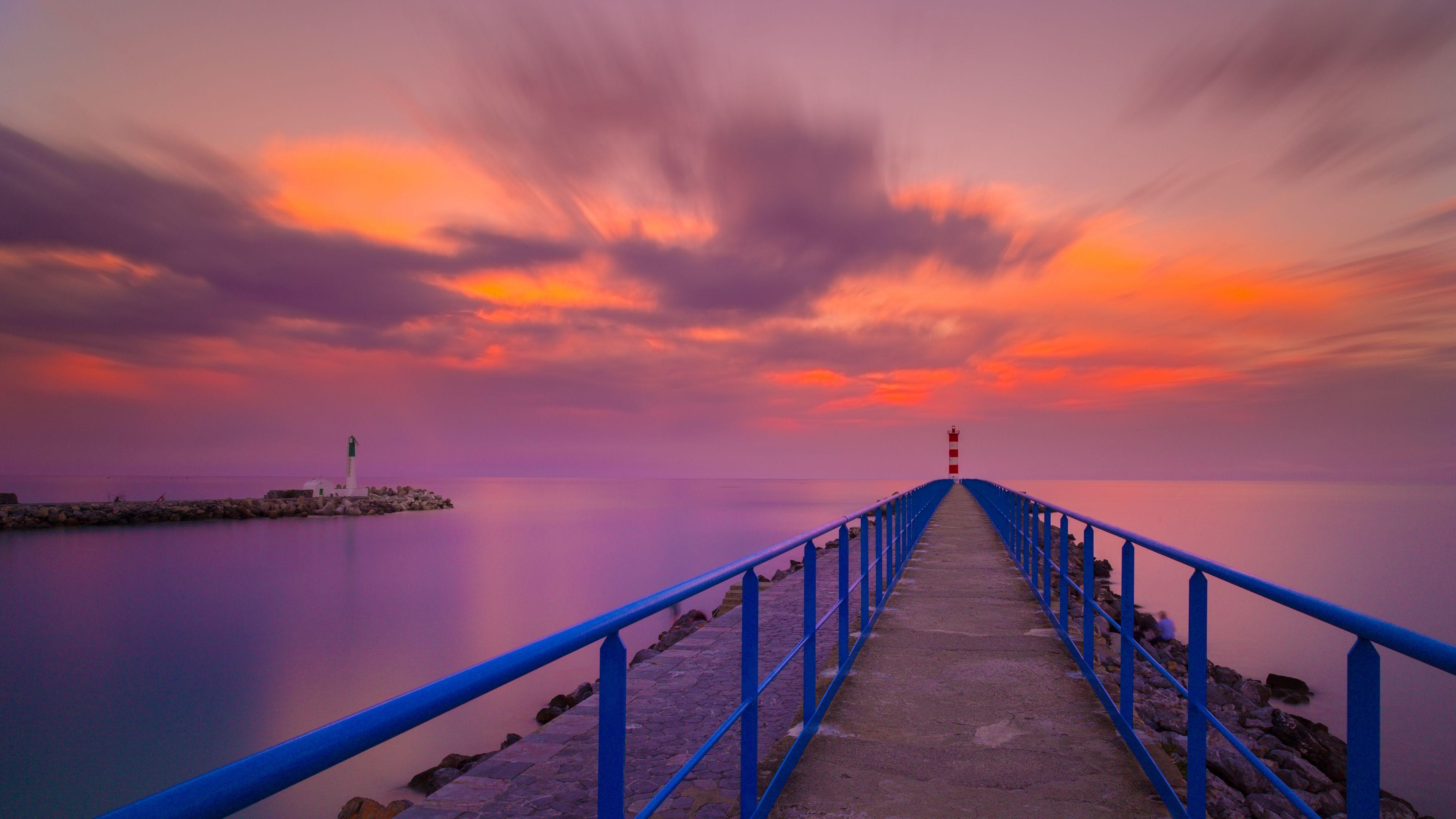 3840x2160 skyline HD Wallpaper,