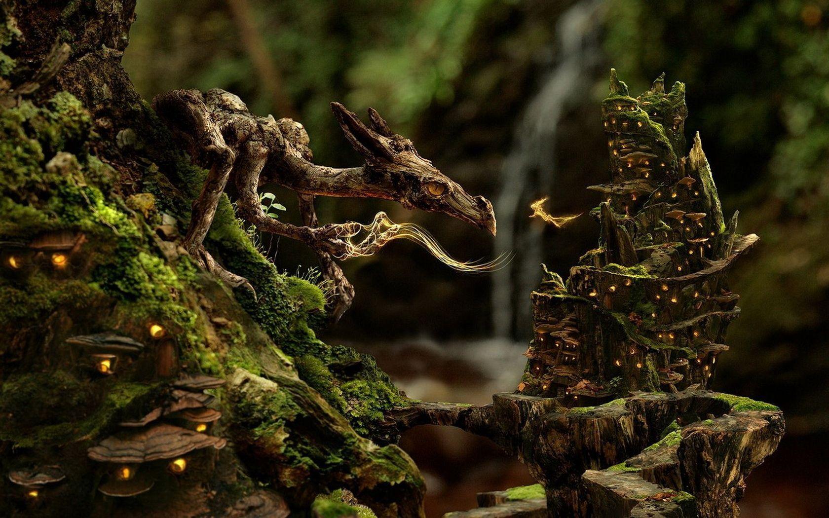 1680x1050 Dragons. Dragon and fairy wallpaper .com