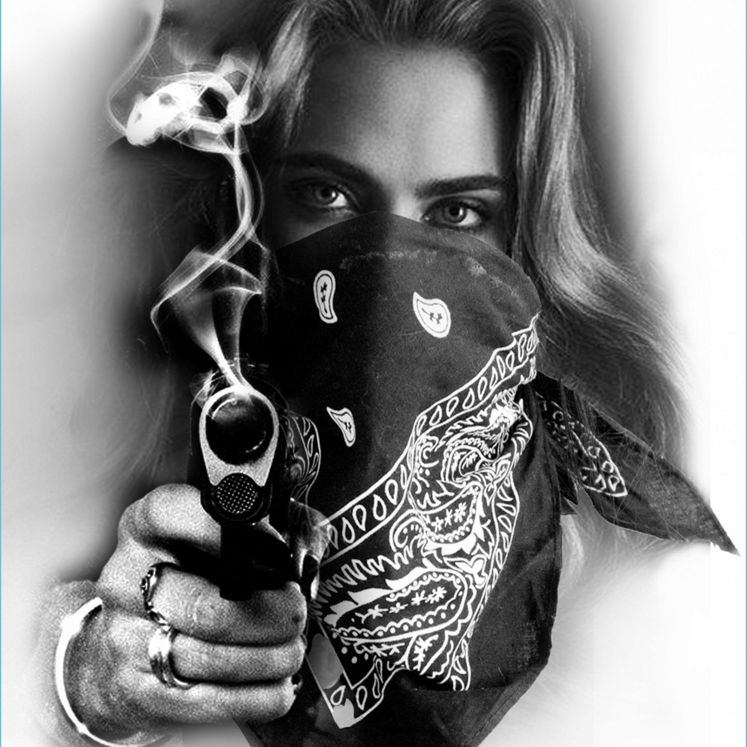 2560x2560 Gangster Girl HD Wallpaper .