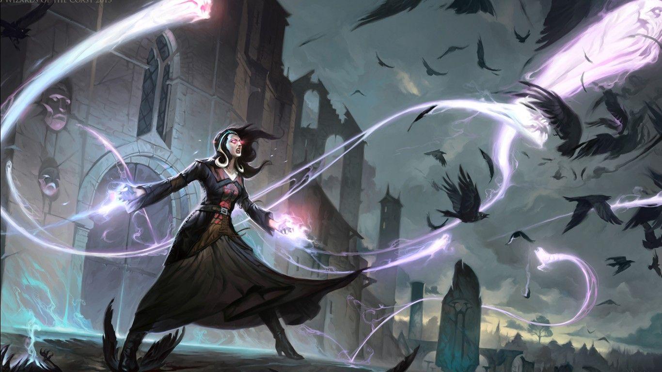 1366x768 Fantasy Art Of Liliana Vess HD Magic .hdwallpaper.in