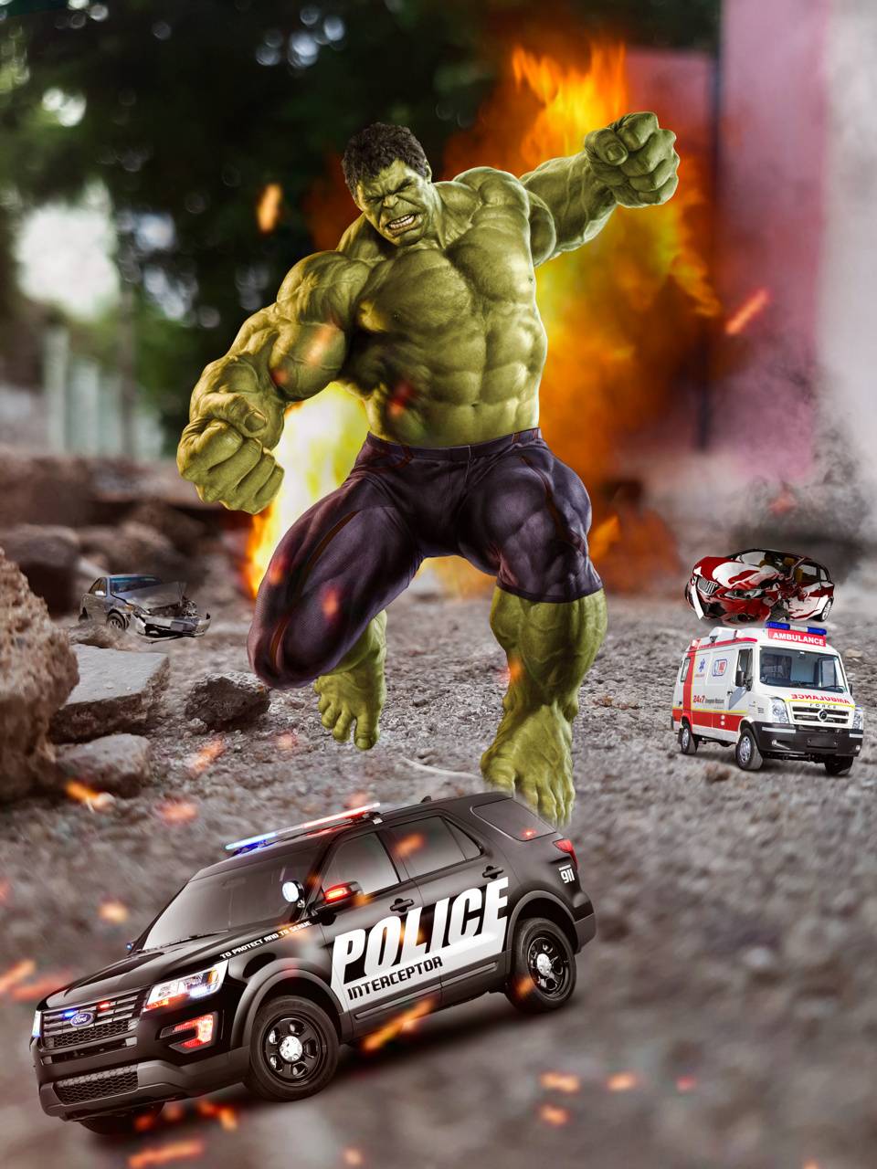 960x1280 The Hulk wallpaper by Affu031 .