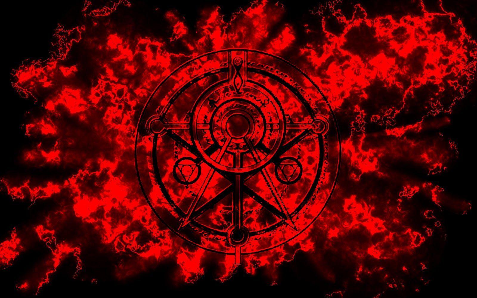 1600x1000 Fire Red and Black Wallpaper .