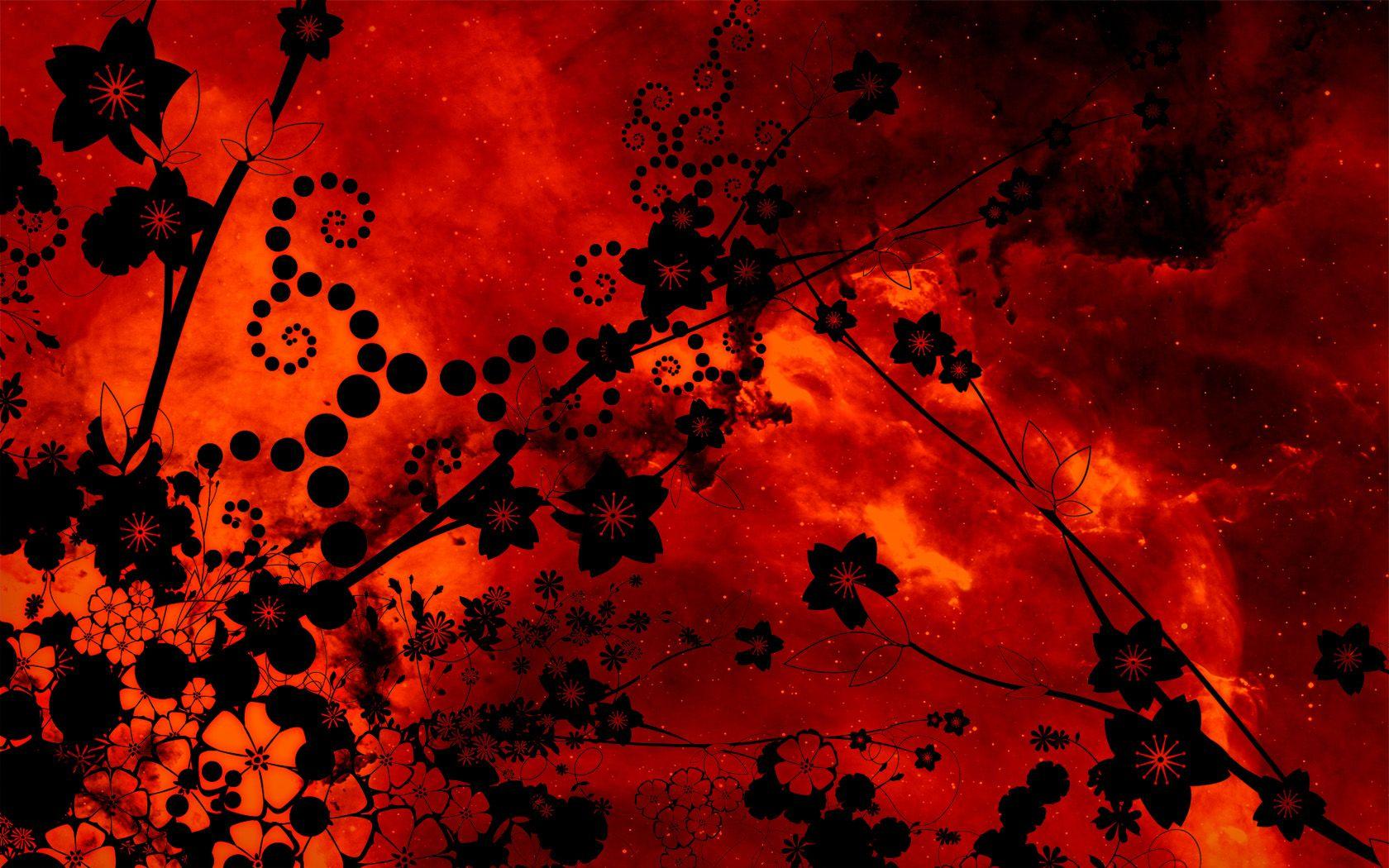 1680x1050 Red Black And Silver Wallpaper 7 Widescreen Wallpaper