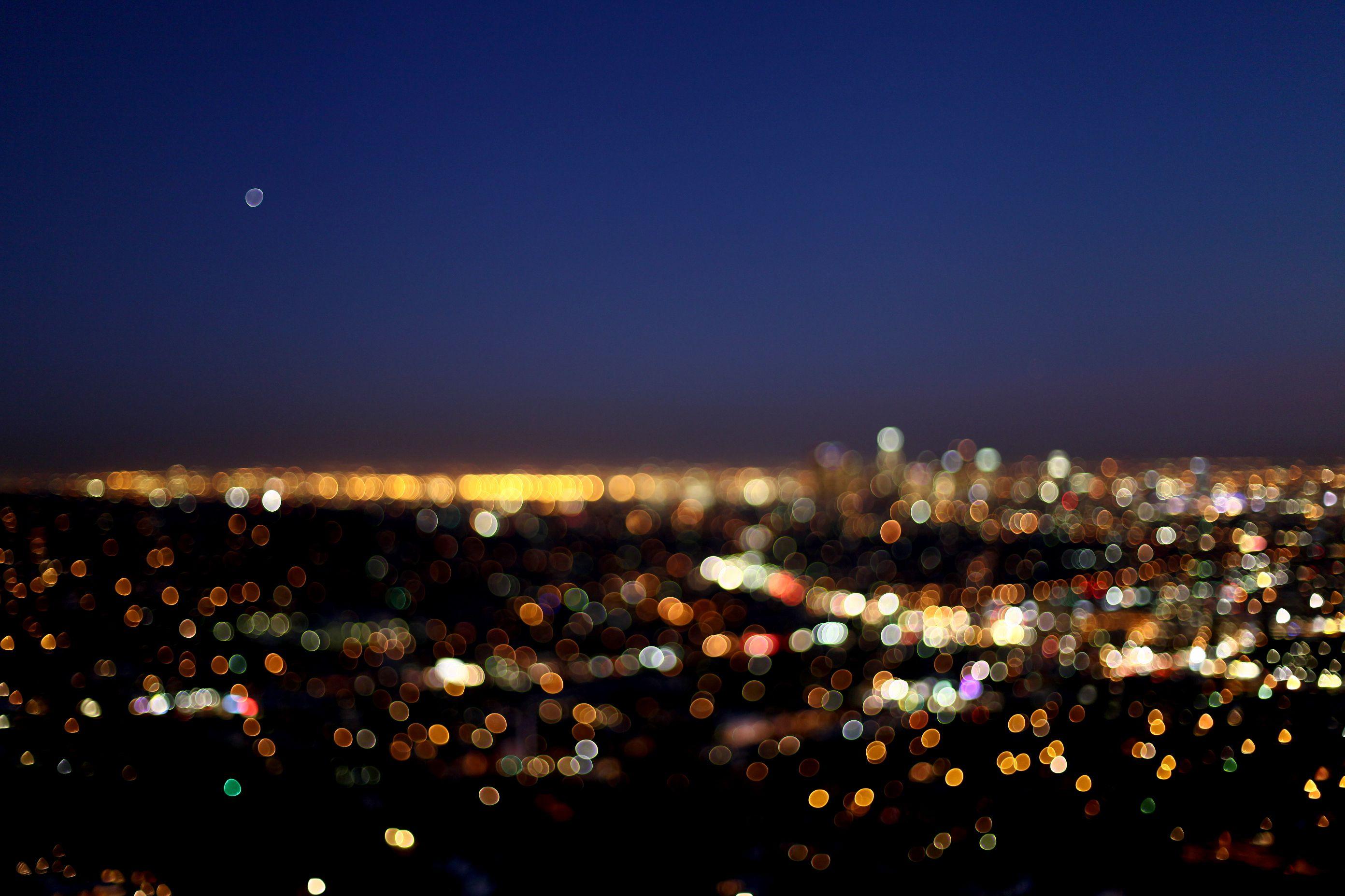 2784x1856 City Lights Hollywood HD Wallpaper