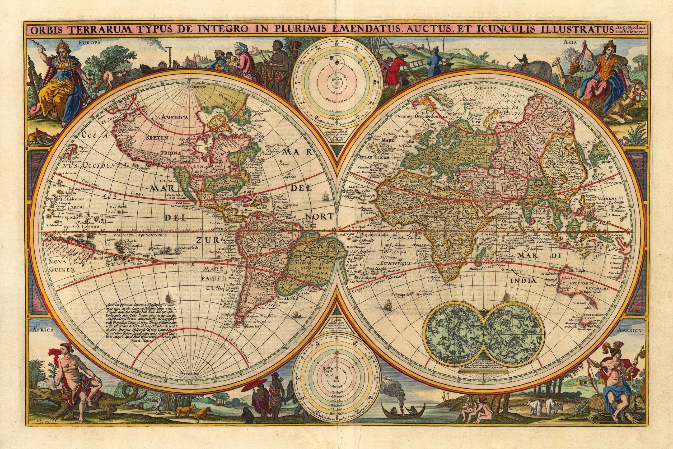 2548x1700 Map Wallpaper