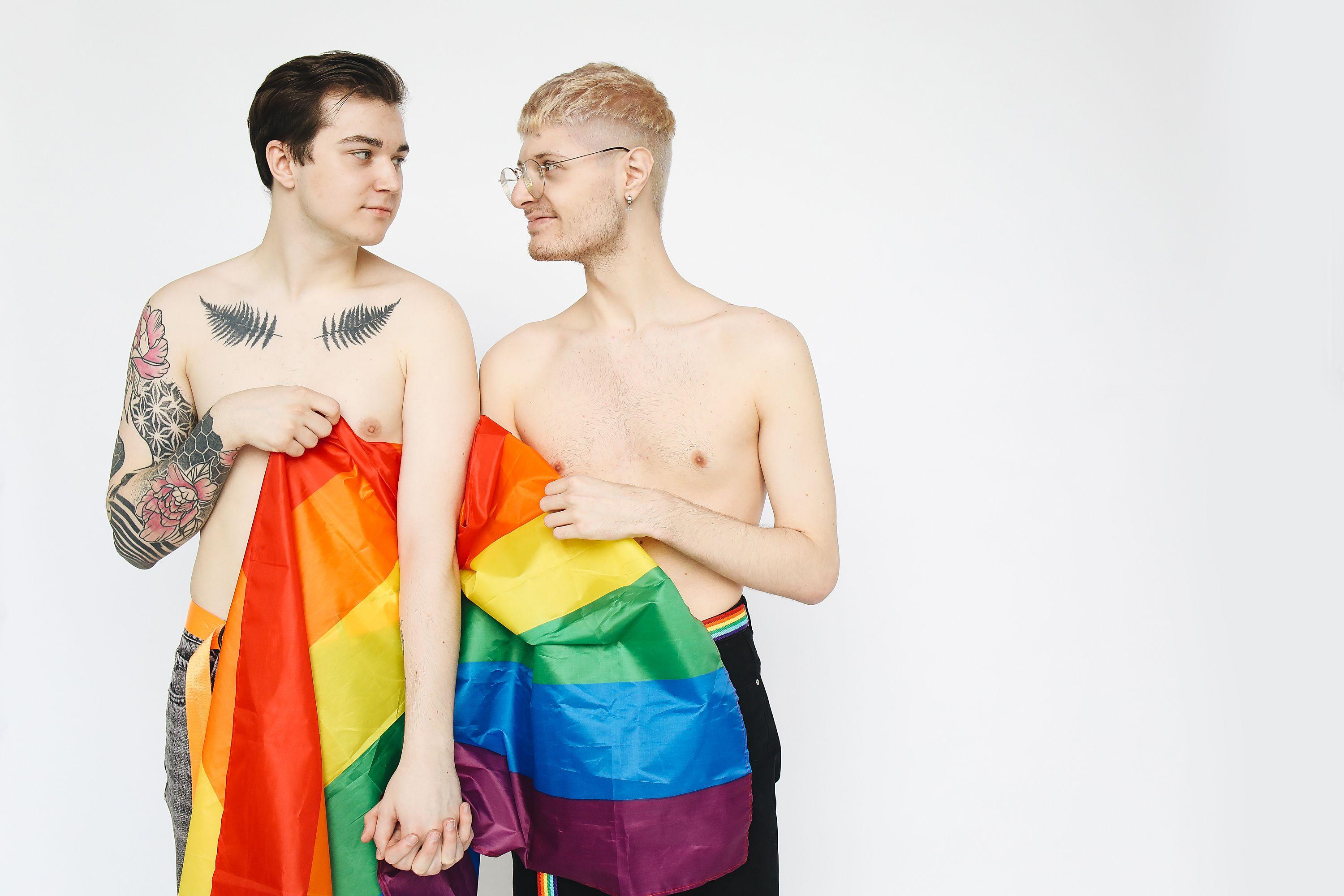 gay male pride flag wallpaper