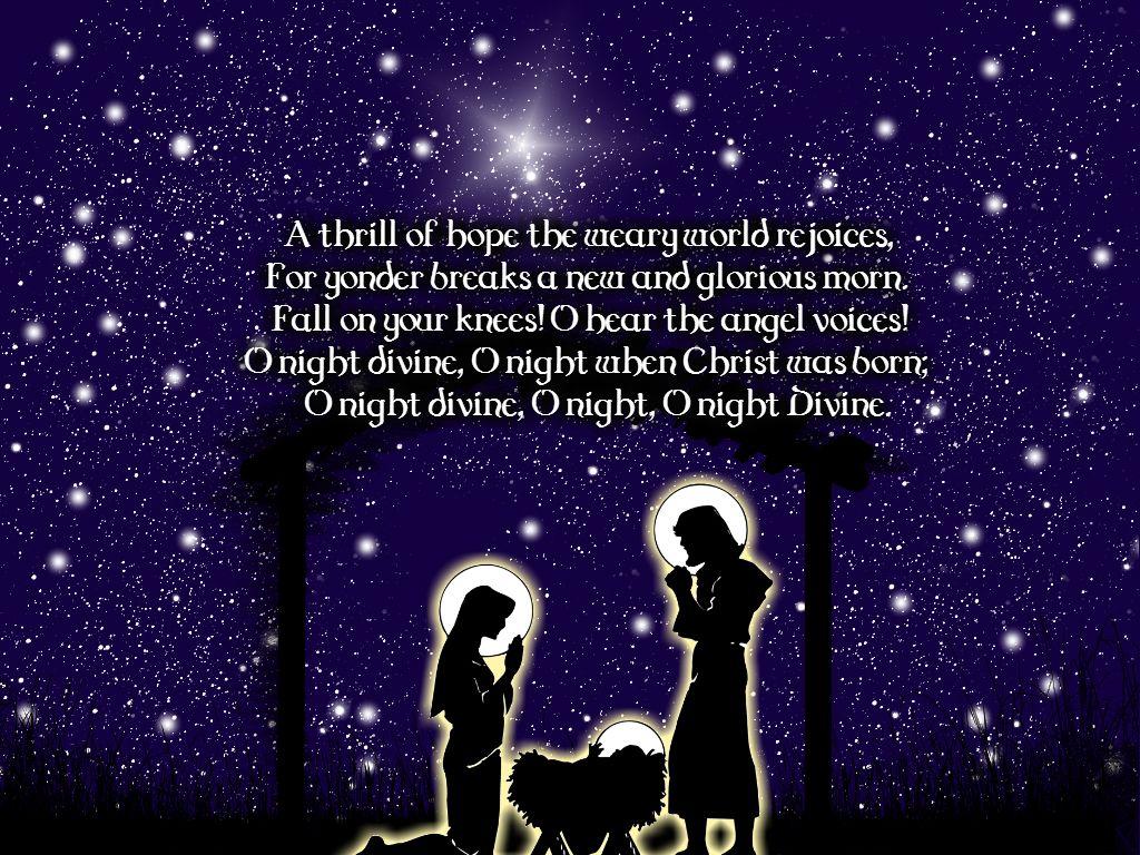 1024x768 O Holy Night Wallpaper .