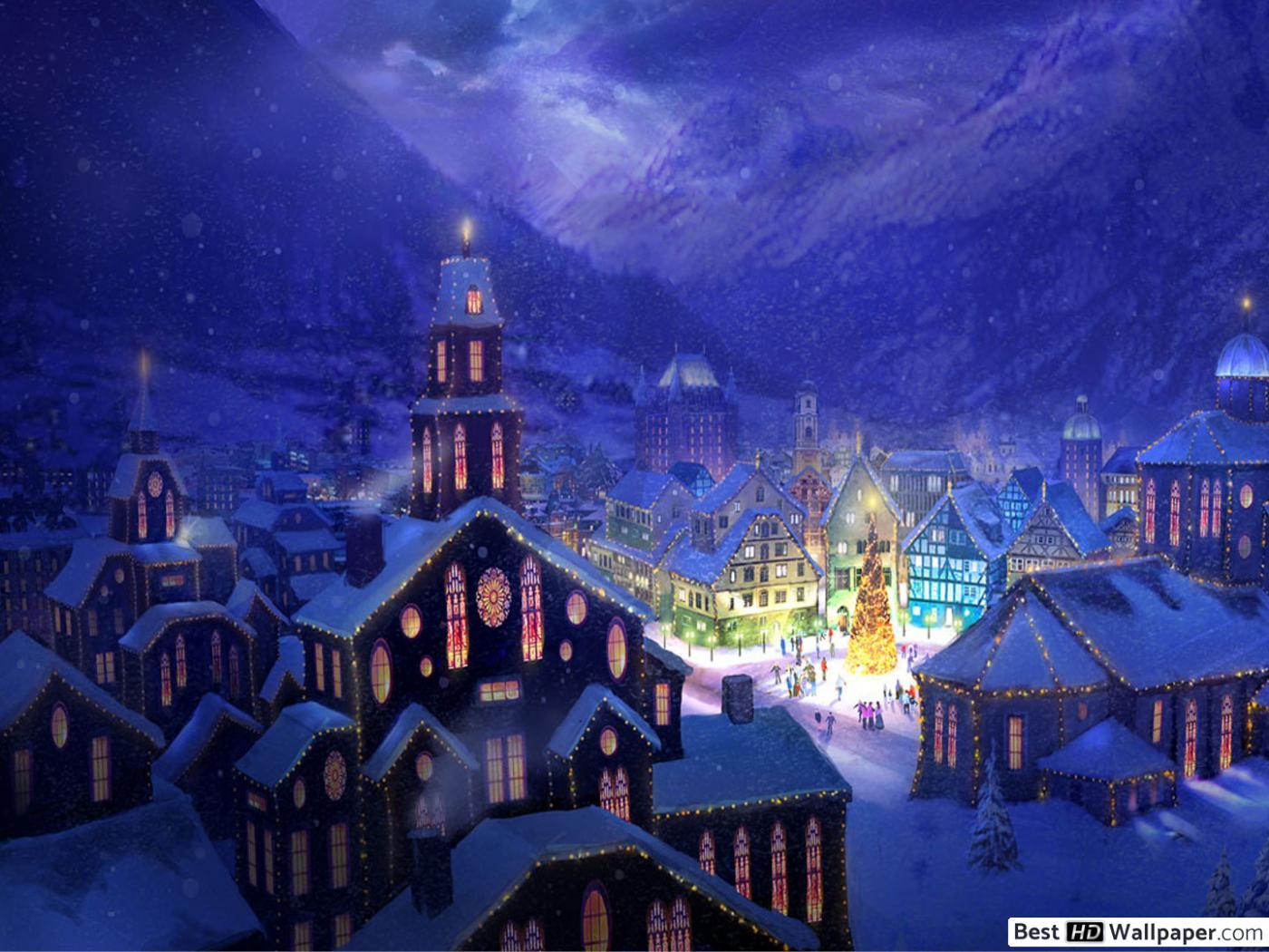 1400x1050 Oh holy night! HD wallpaper