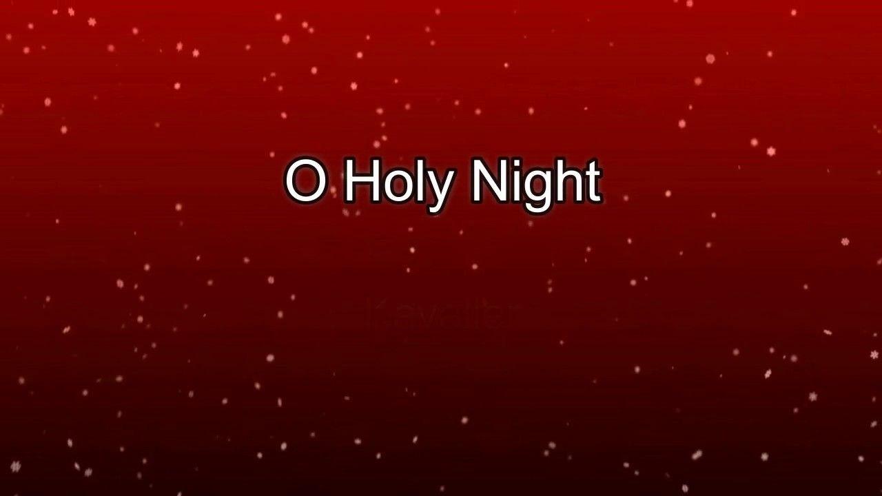 1280x720 O Holy Night with lyrics .