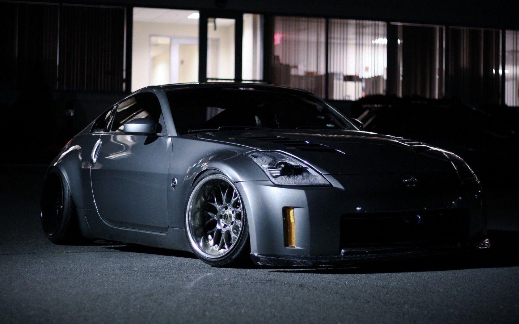 1680x1050 Black Nissan 350z Wallpaper 6550 HD Wallpaper In Cars 350z All Black HD Wallpaper