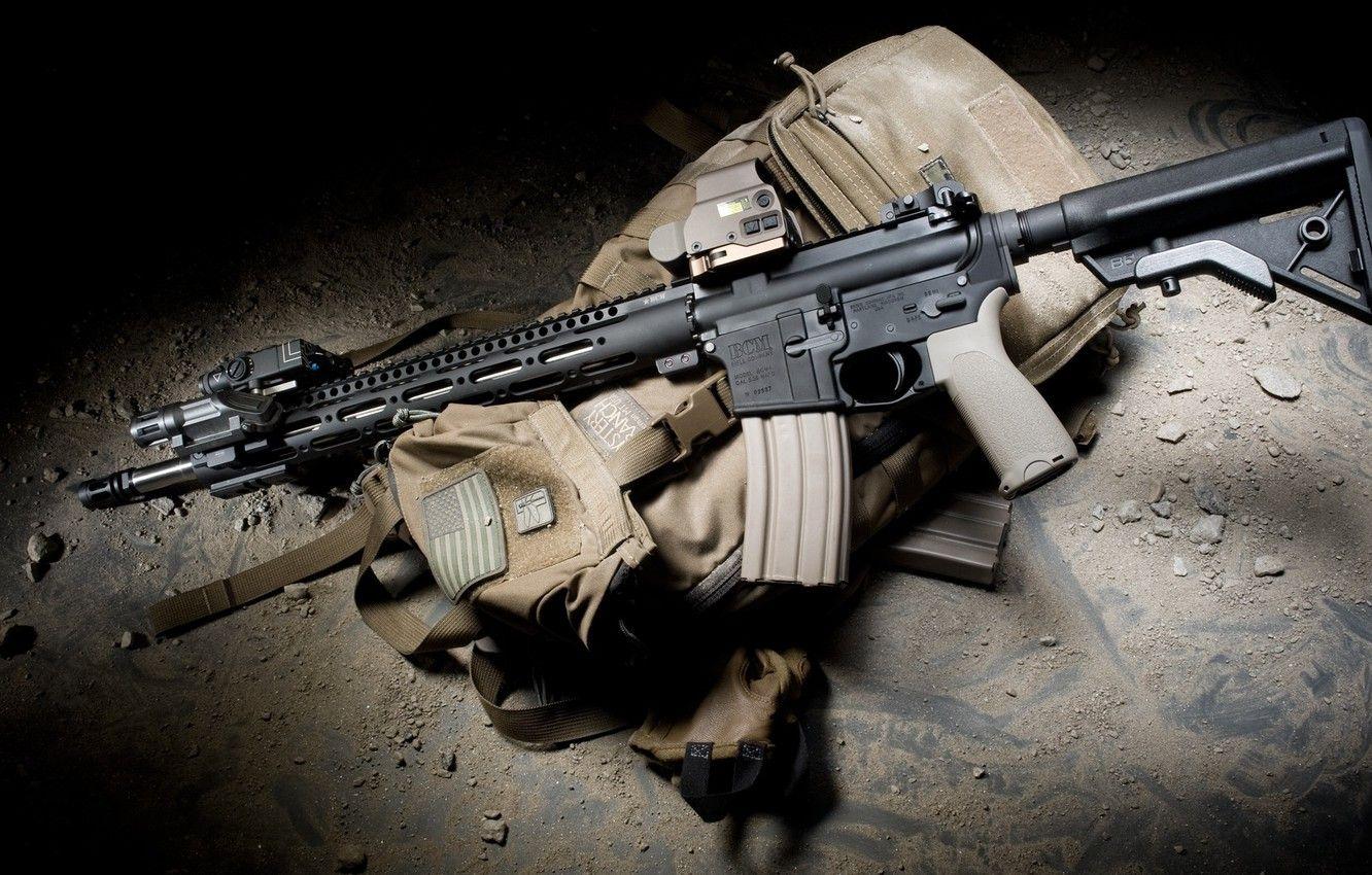 1332x850 Wallpaper weapons, rifle, Rifle, BCM .