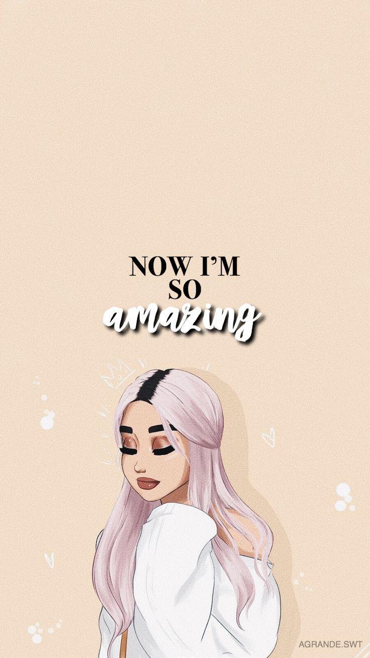 736x1307 Ariana Grande Cute Drawings Wallpaper .