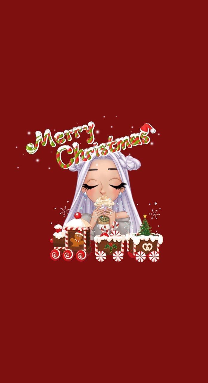 697x1280 Ariana Grande Christmas HD Wallpaper .