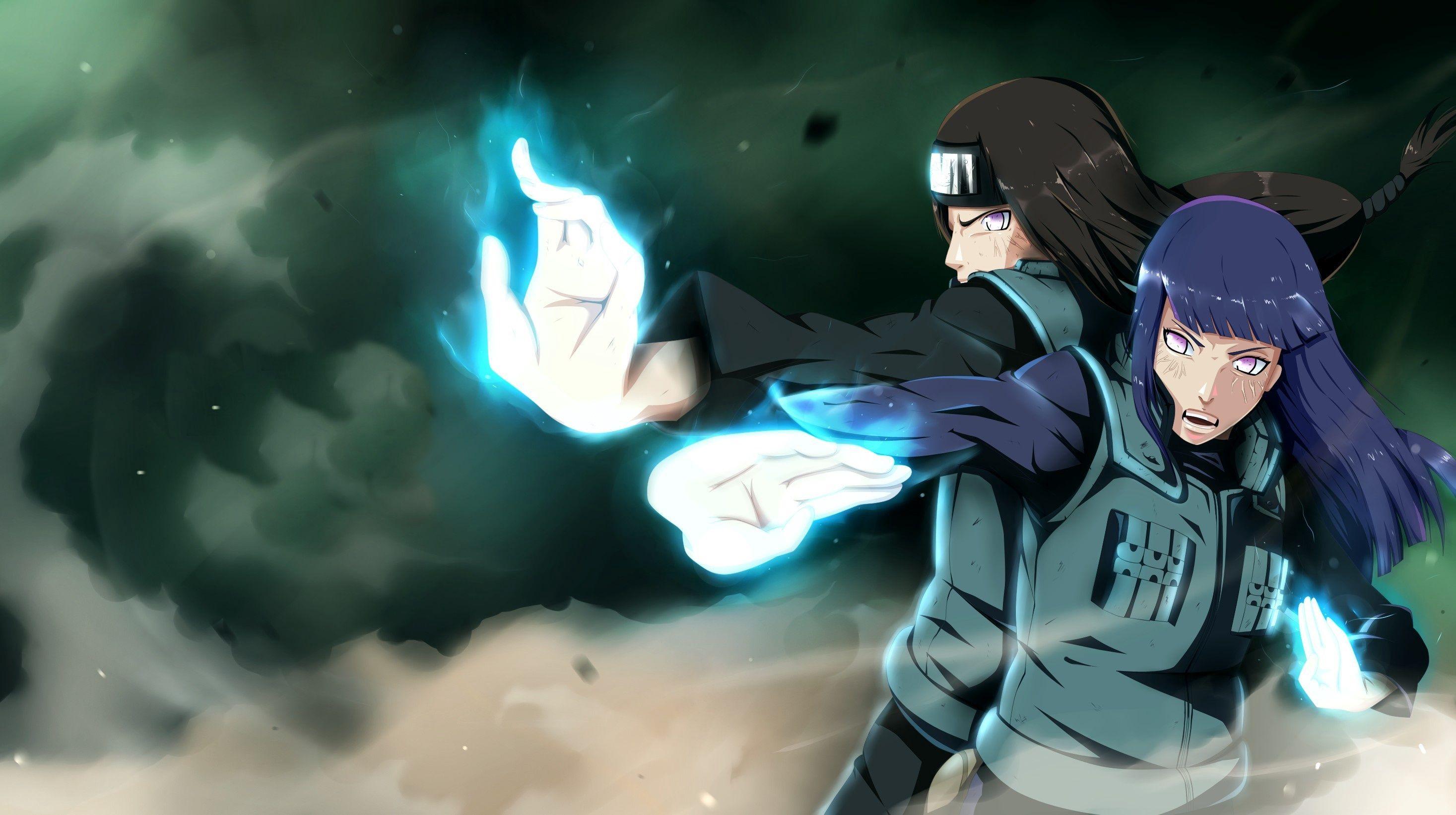 2934x1642 Anime Naruto Neji X Hinata .