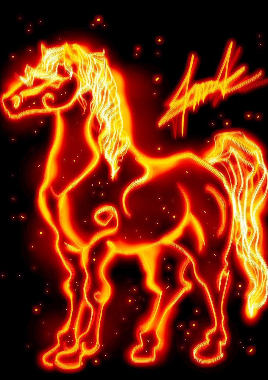 Neon Horses Wallpapers - Top Free Neon Horses Backgrounds - WallpaperAccess