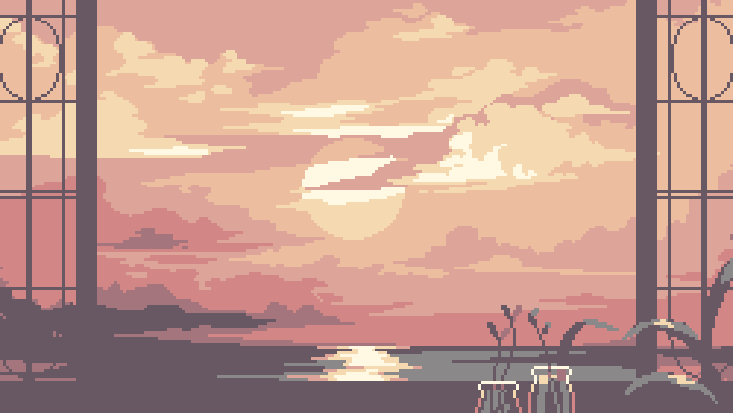 1500x846 Pixel Art Aesthetic Wallpaper .