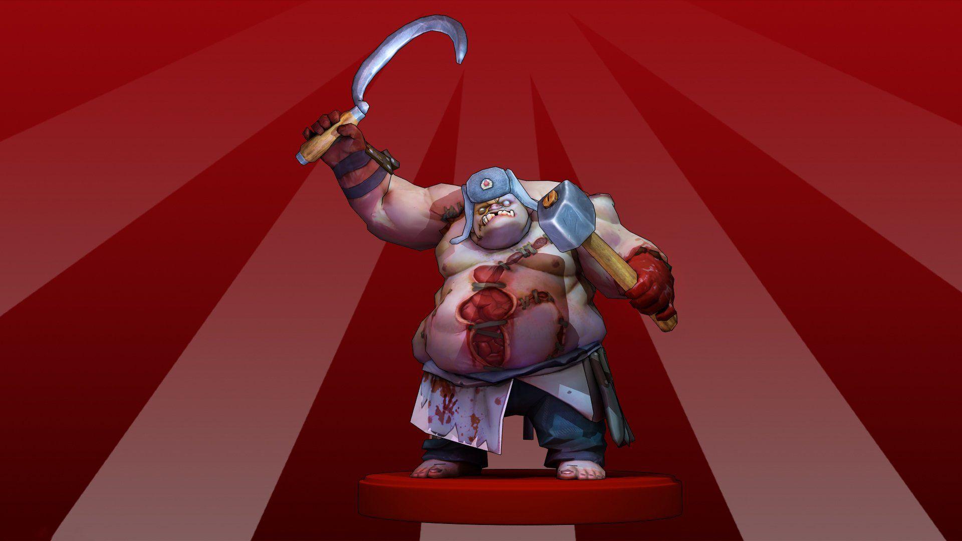 1920x1080 dota, Pudge, Monster, Hammer, Sickle .