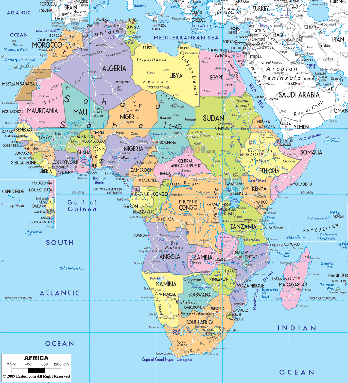1412x1553 Africa Map