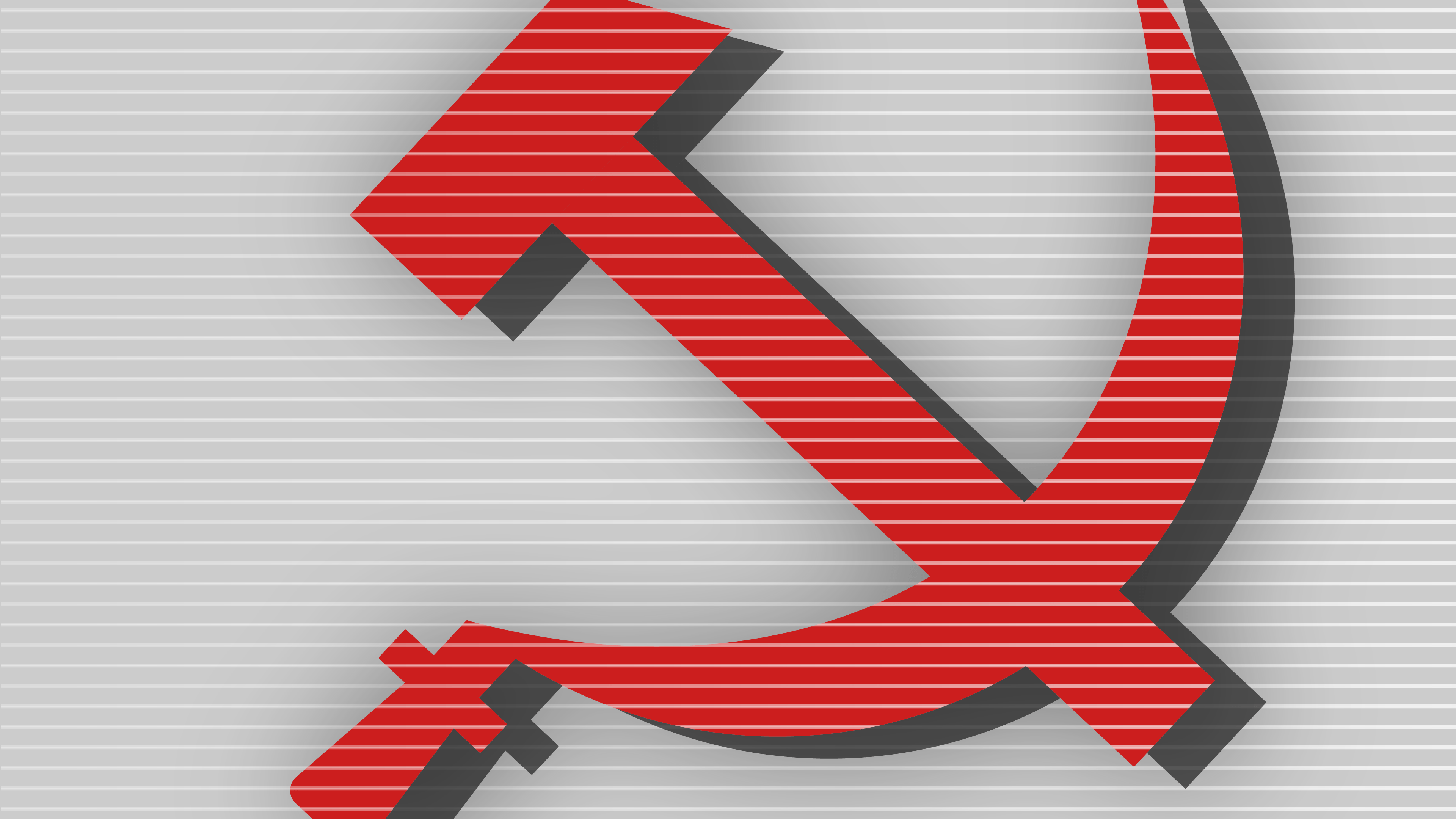 3840x2160 Communism Red White Artwork USSR Hammer .