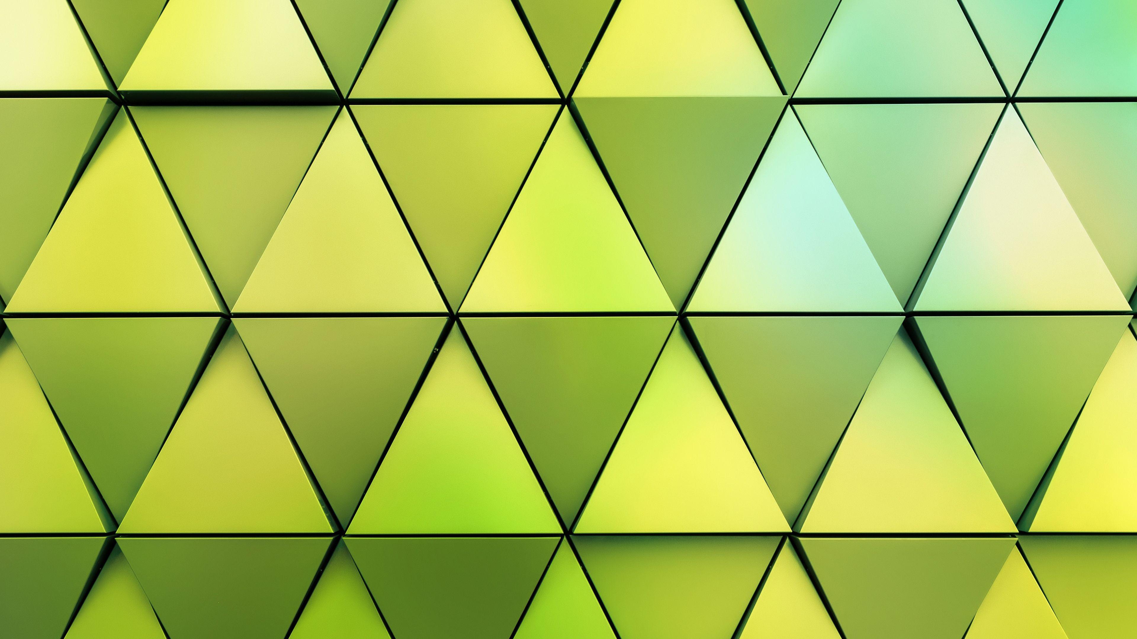 Green Triangle Abstract Wallpapers Top Free Green Triangle Abstract