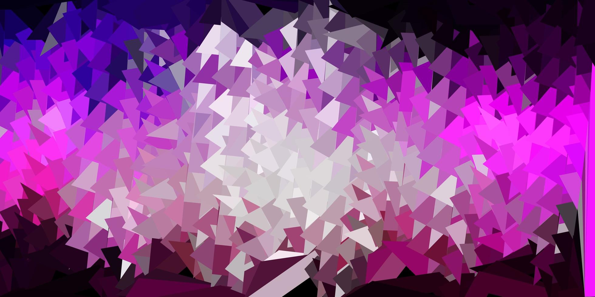 1960x980 Dark purple, pink vector triangle .