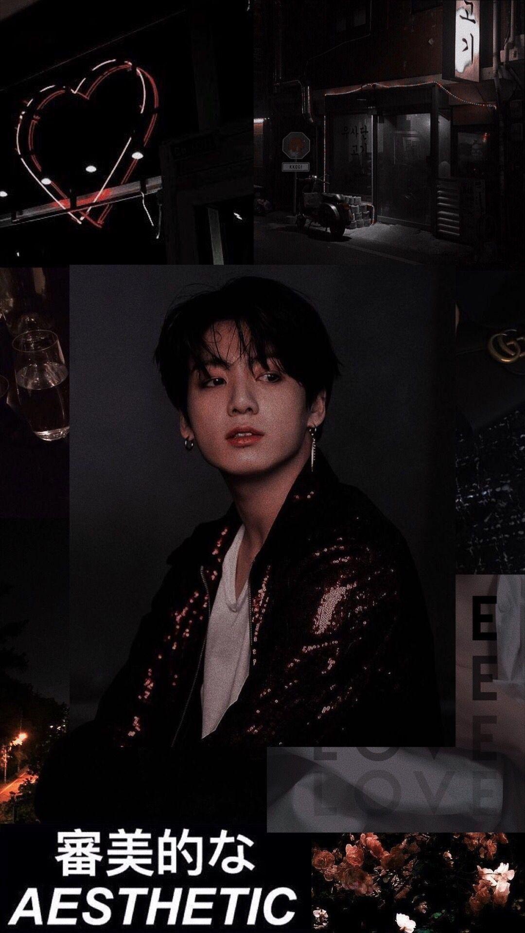 1080x1920 Jung Kook Black Aesthetic .line.